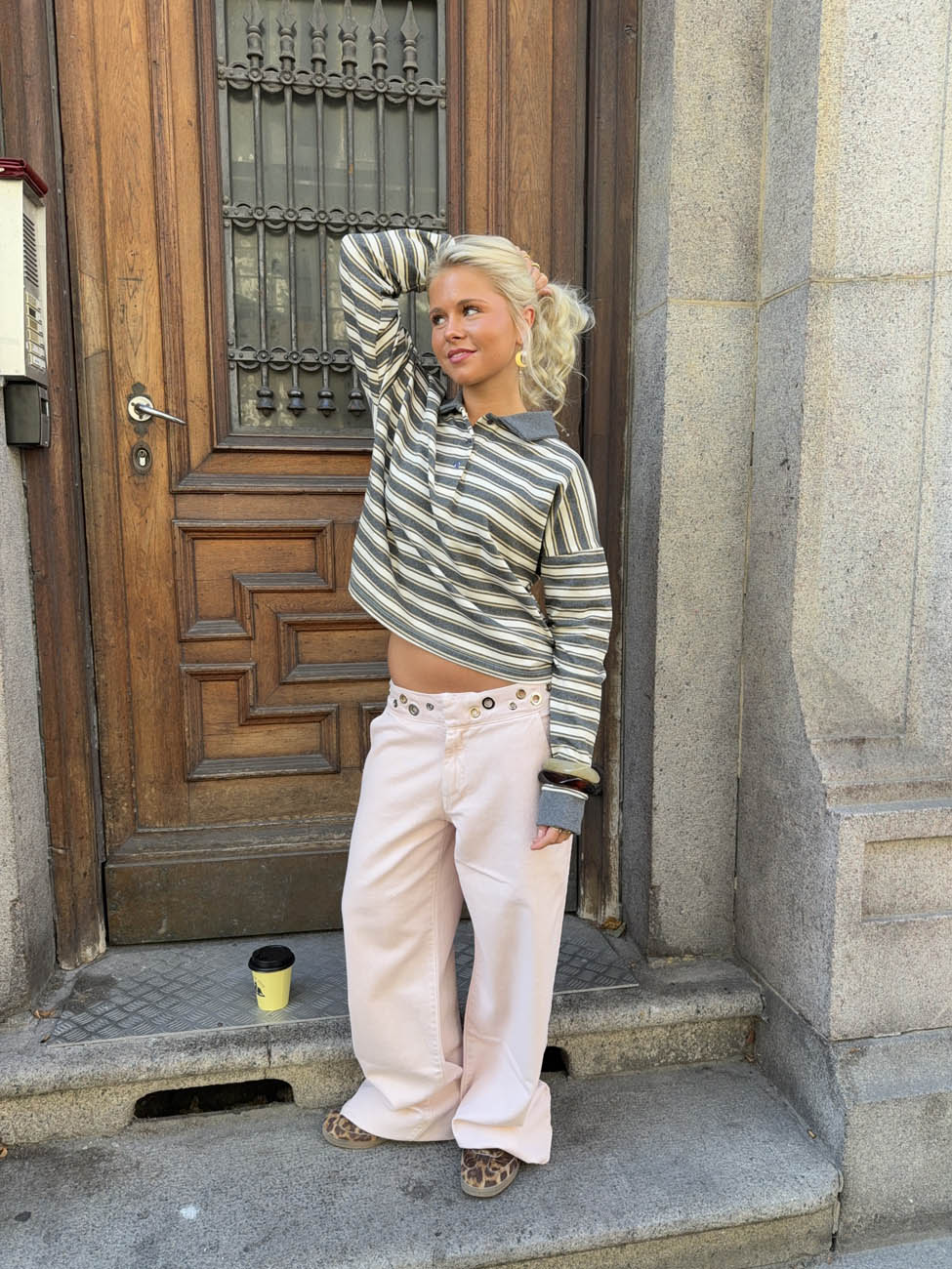 Tanija jeans with ring details - Light pink 11 Tanija jeans with ring details - Light pink