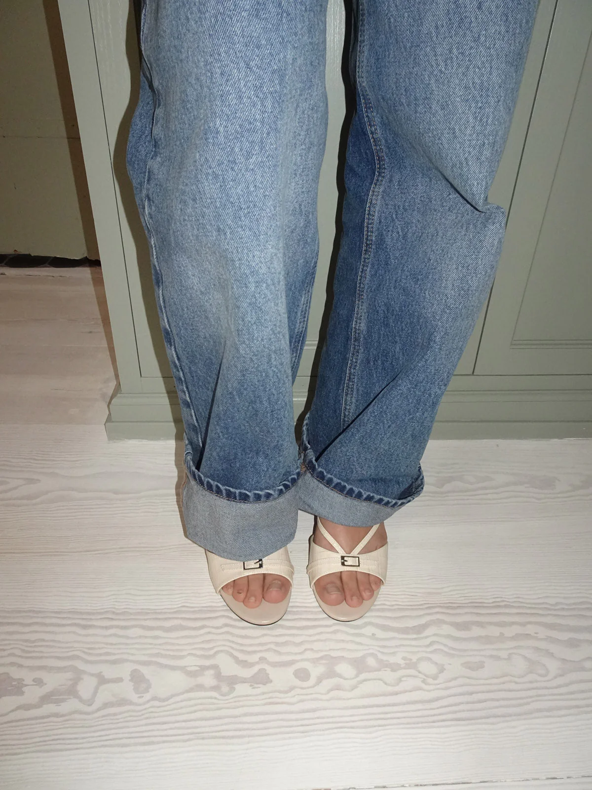 Teleo mini heels with buckle detail - Cream 4 Teleo mini heels with buckle detail - Cream