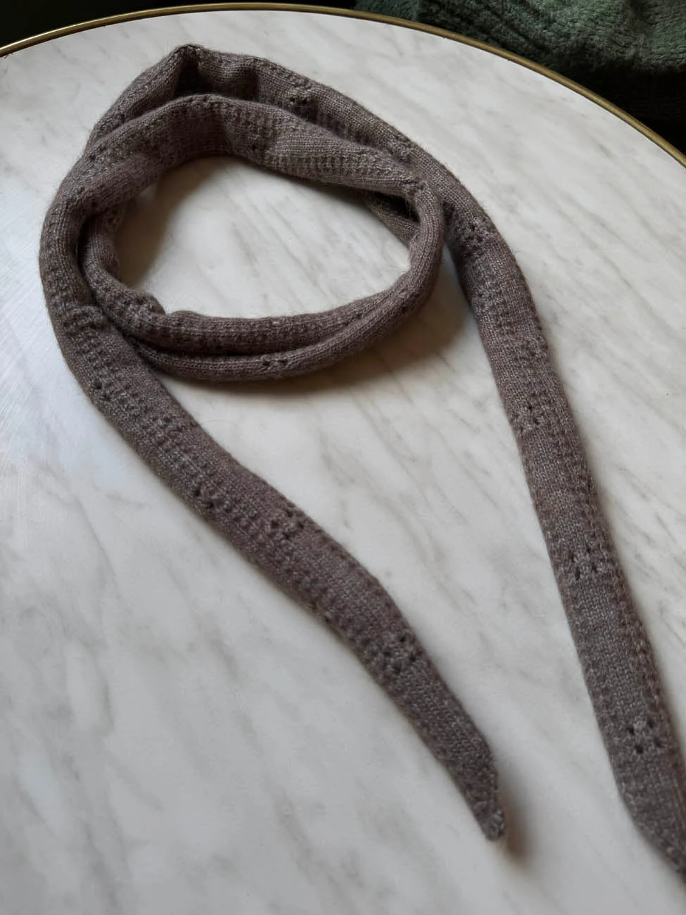 Tova scarf - Taupe 2 Tova scarf - Taupe