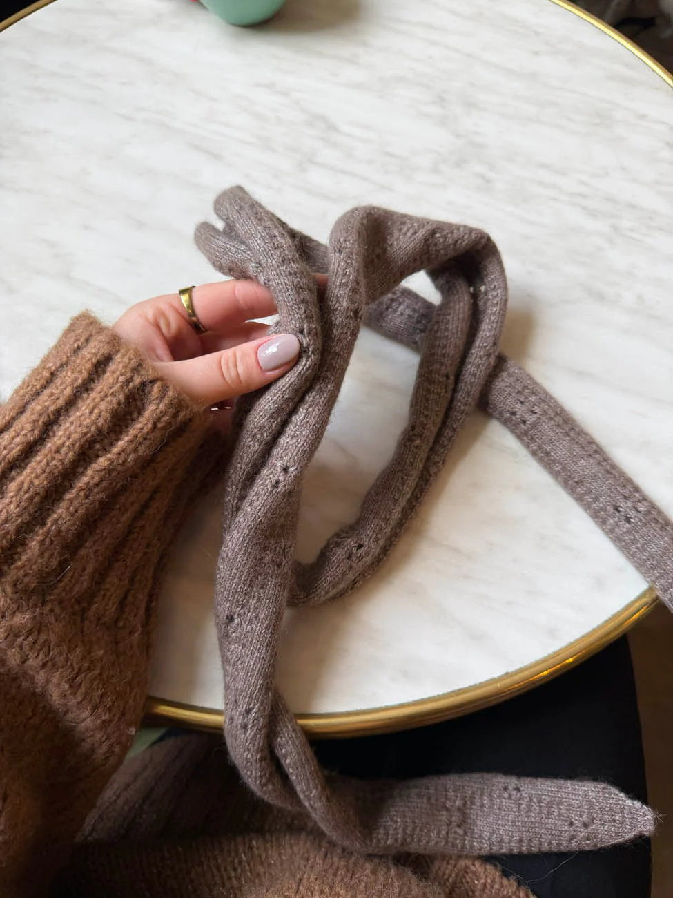 Tova scarf - Taupe 6 Tova scarf - Taupe