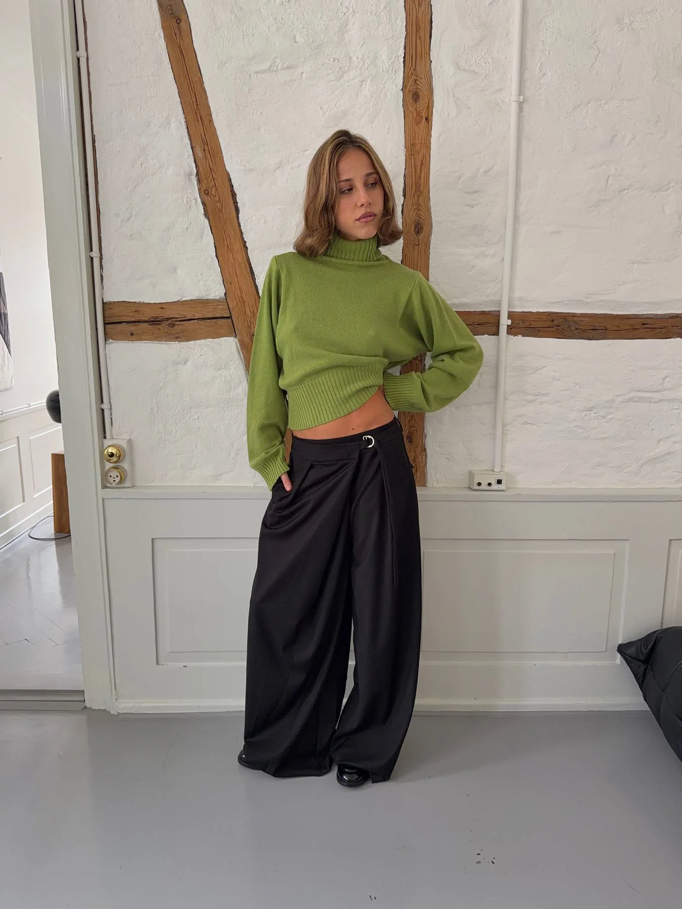 Trina suit pants with buckle detail - Black 11 Trina suit pants with buckle detail - Black