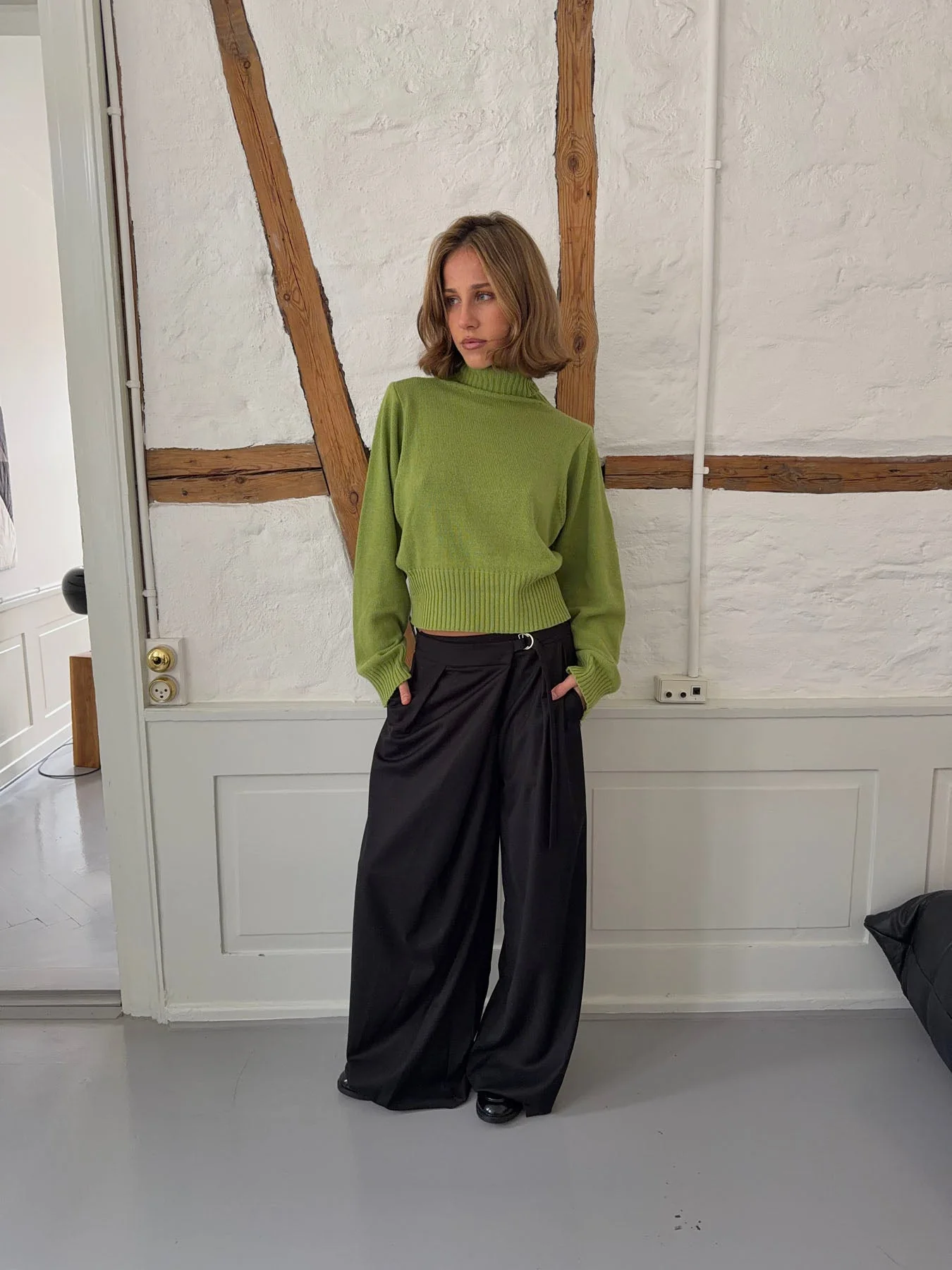 Trina suit pants with buckle detail - Black 13 Trina suit pants with buckle detail - Black