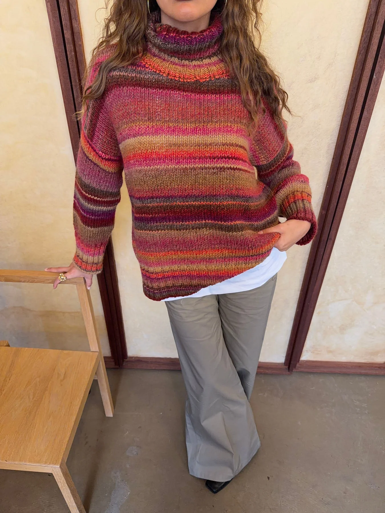 Valdamara oversized turtleneck - Multicolored 11 Valdamara oversized turtleneck - Multicolored