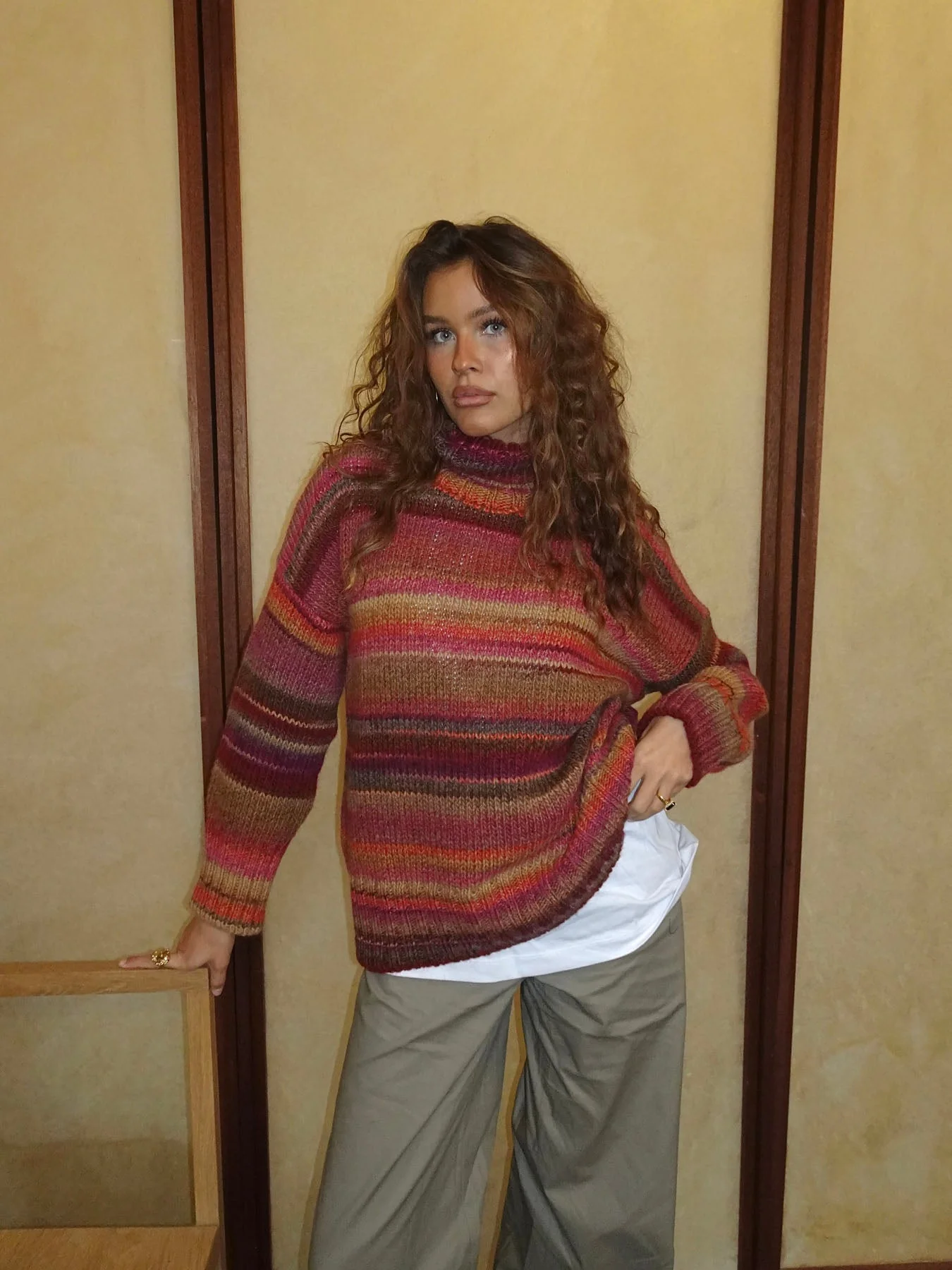 Valdamara oversized turtleneck - Multicolored 12 Valdamara oversized turtleneck - Multicolored