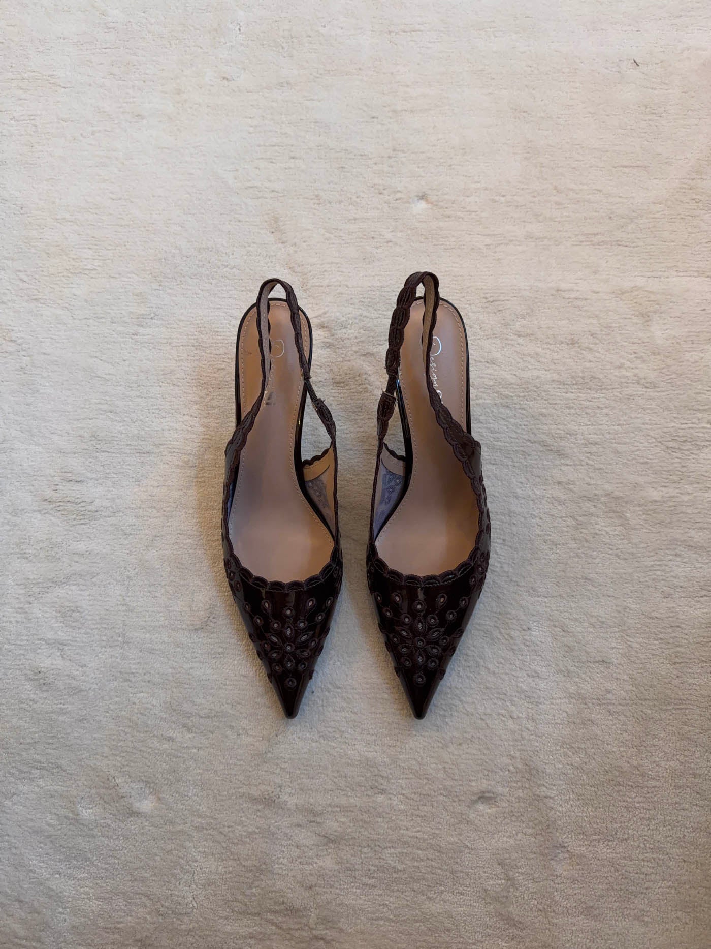 Ydun slingback heels with details - Dark brown 9 Ydun slingback heels with details - Dark brown