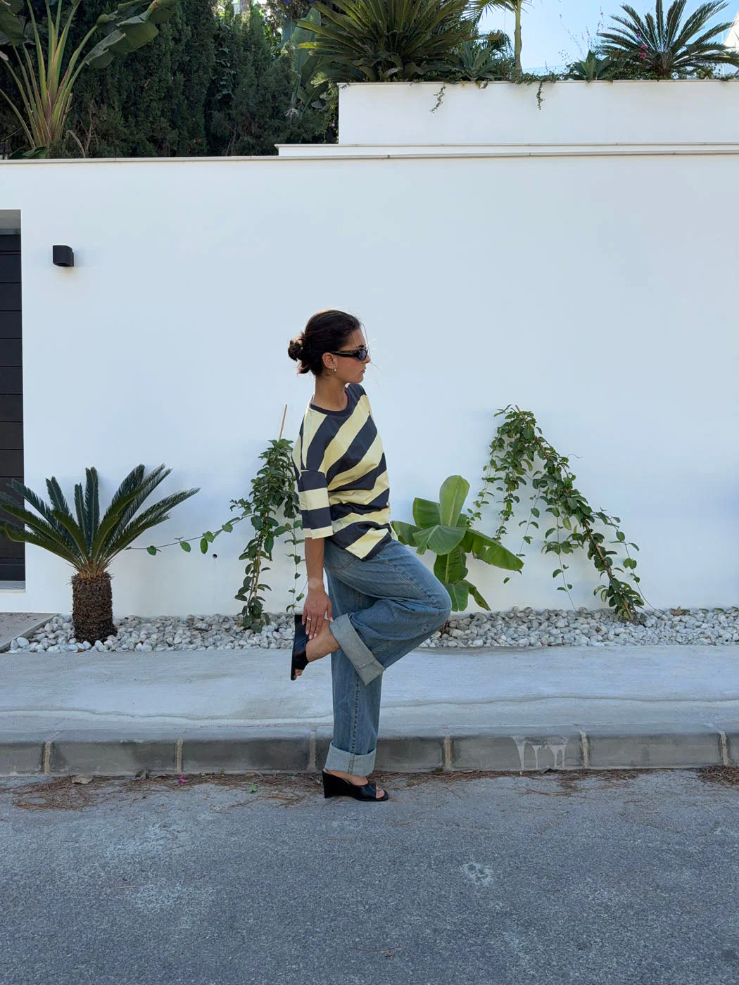 Zinnia oversized t-shirt - Yellow/grey 6 Zinnia oversized t-shirt - Yellow/grey
