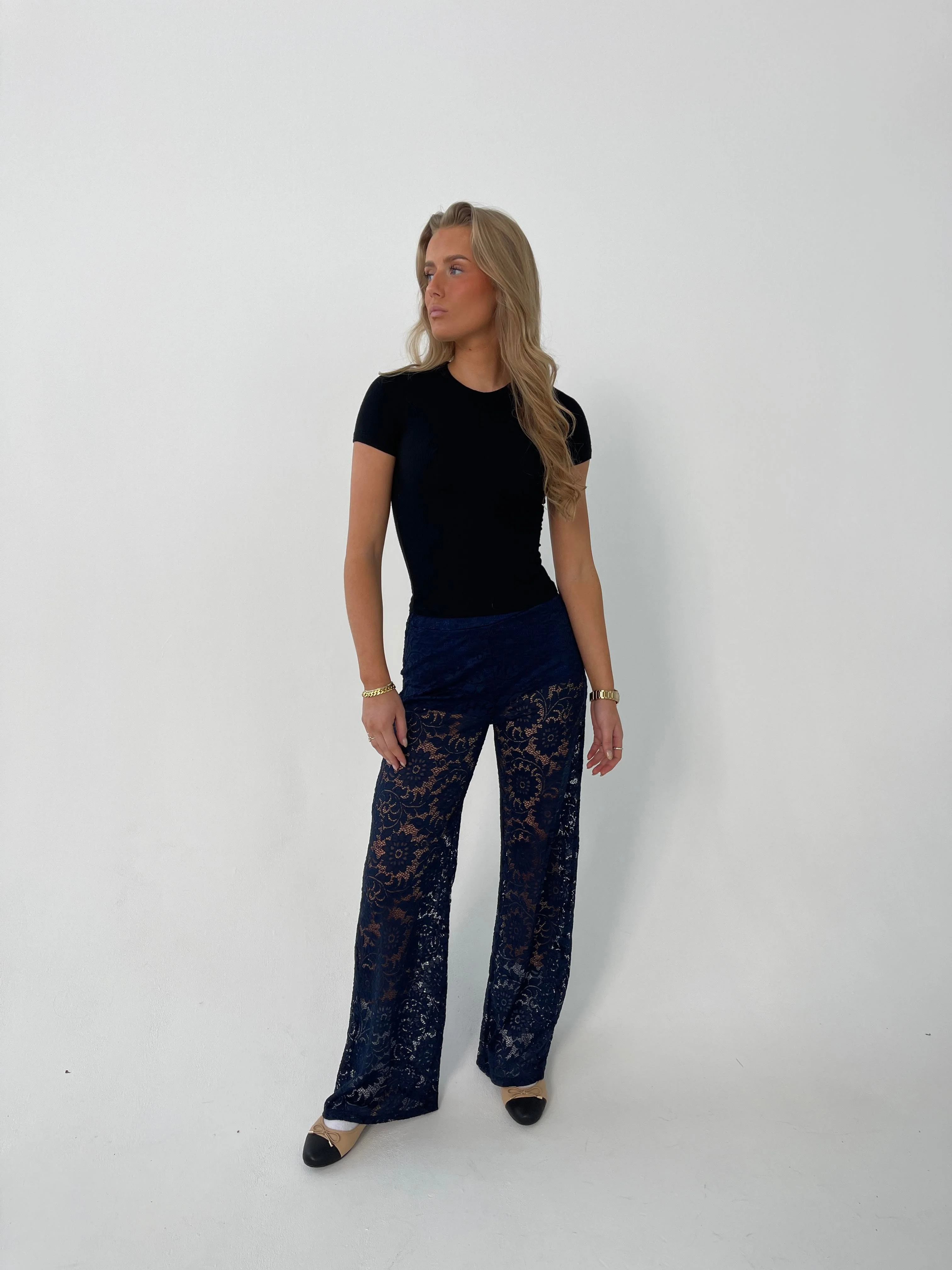 Marla lace pants - Navy 16 Marla lace pants - Navy