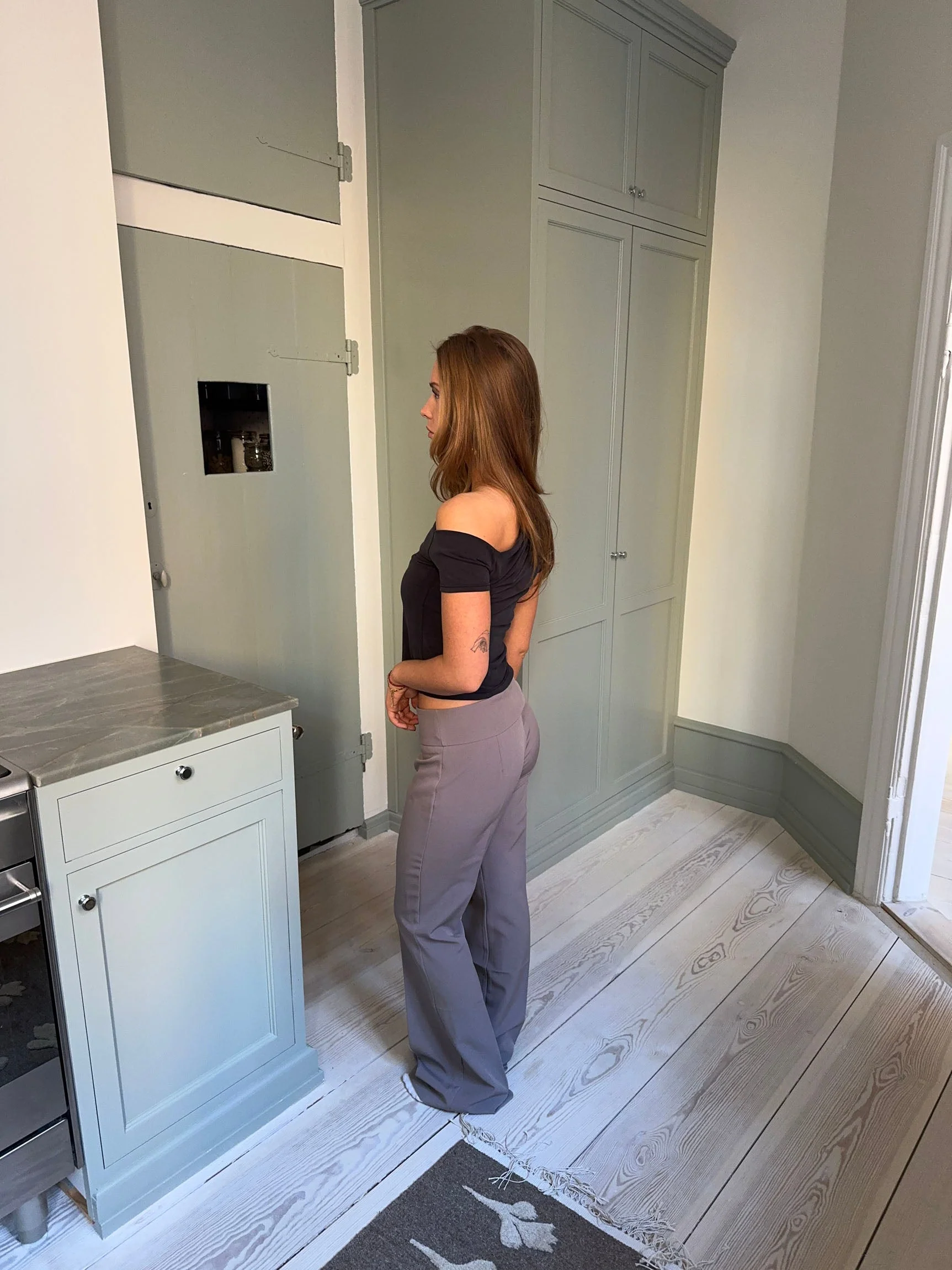 Adelita low waisted suit pants - Taupe 10 Adelita low waisted suit pants - Taupe