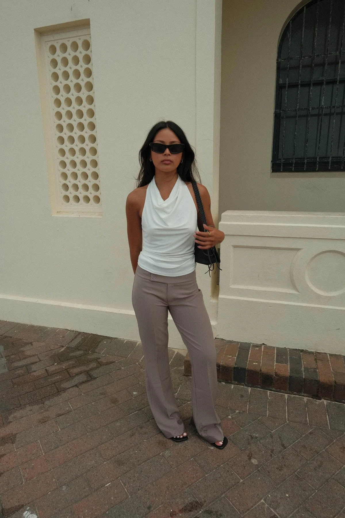 Adelita low waisted suit pants - Taupe 16 Adelita low waisted suit pants - Taupe