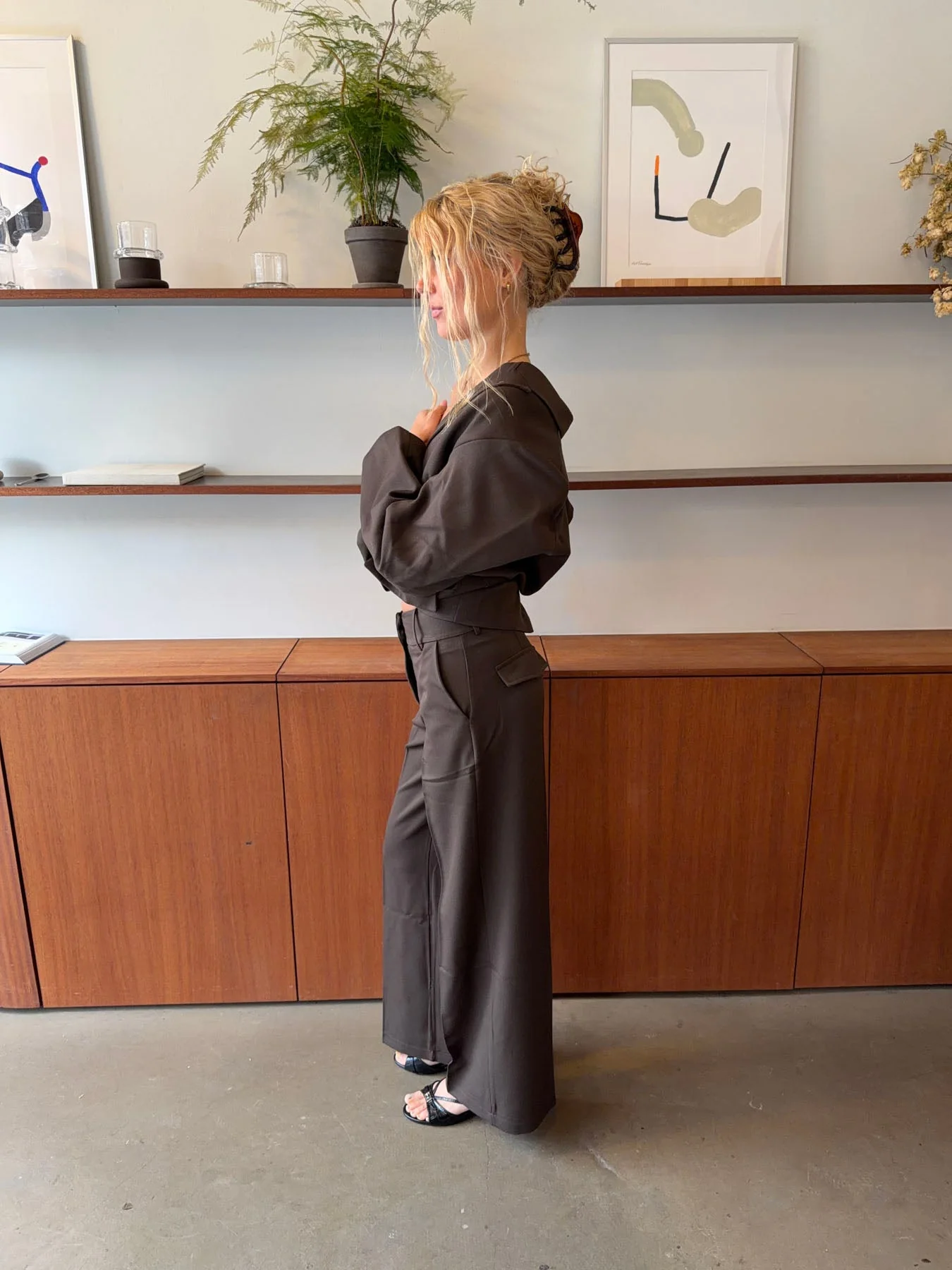 Alma suit pants - Brown 4 Alma suit pants - Brown