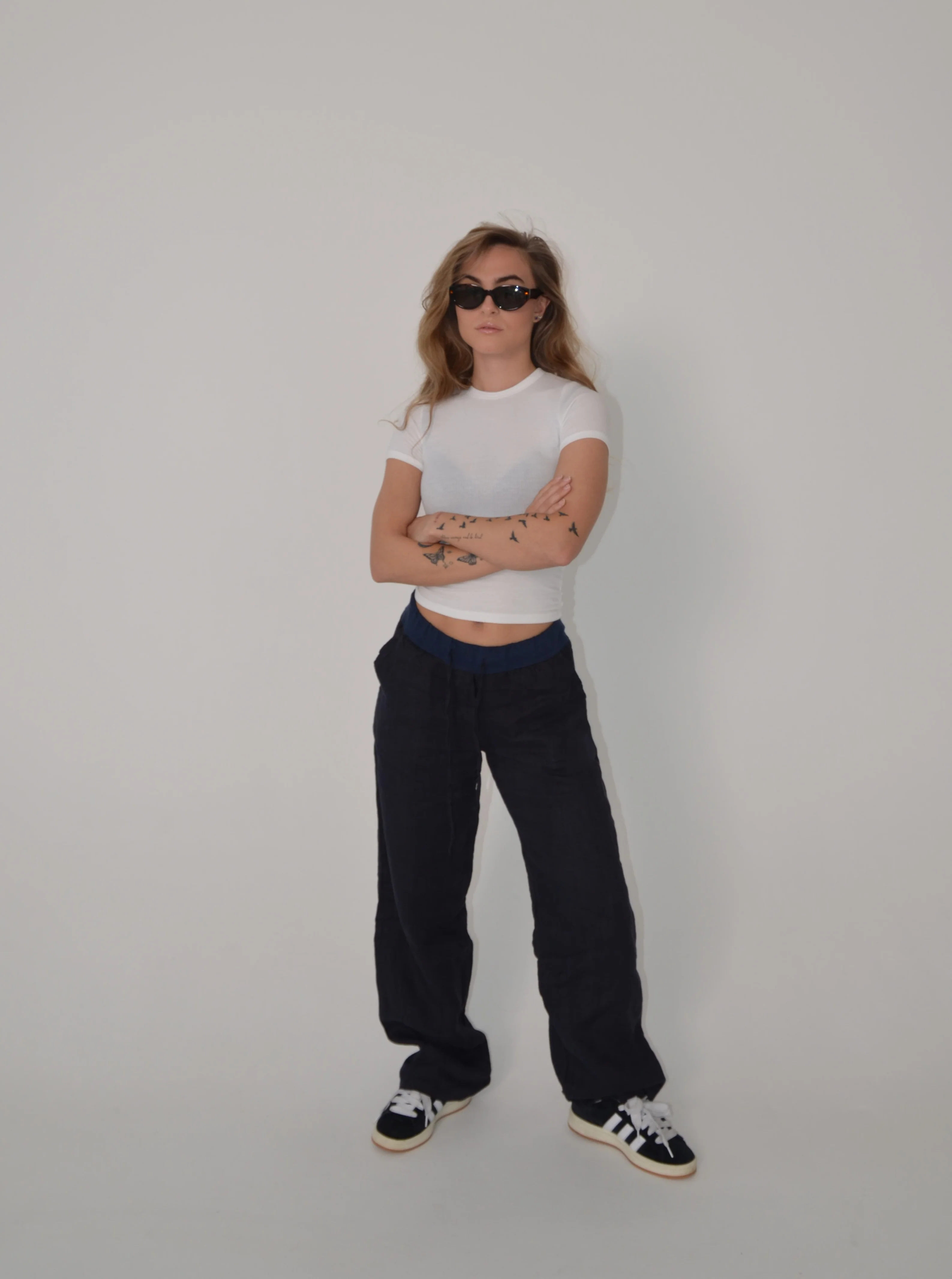 Angel linen pants - navy