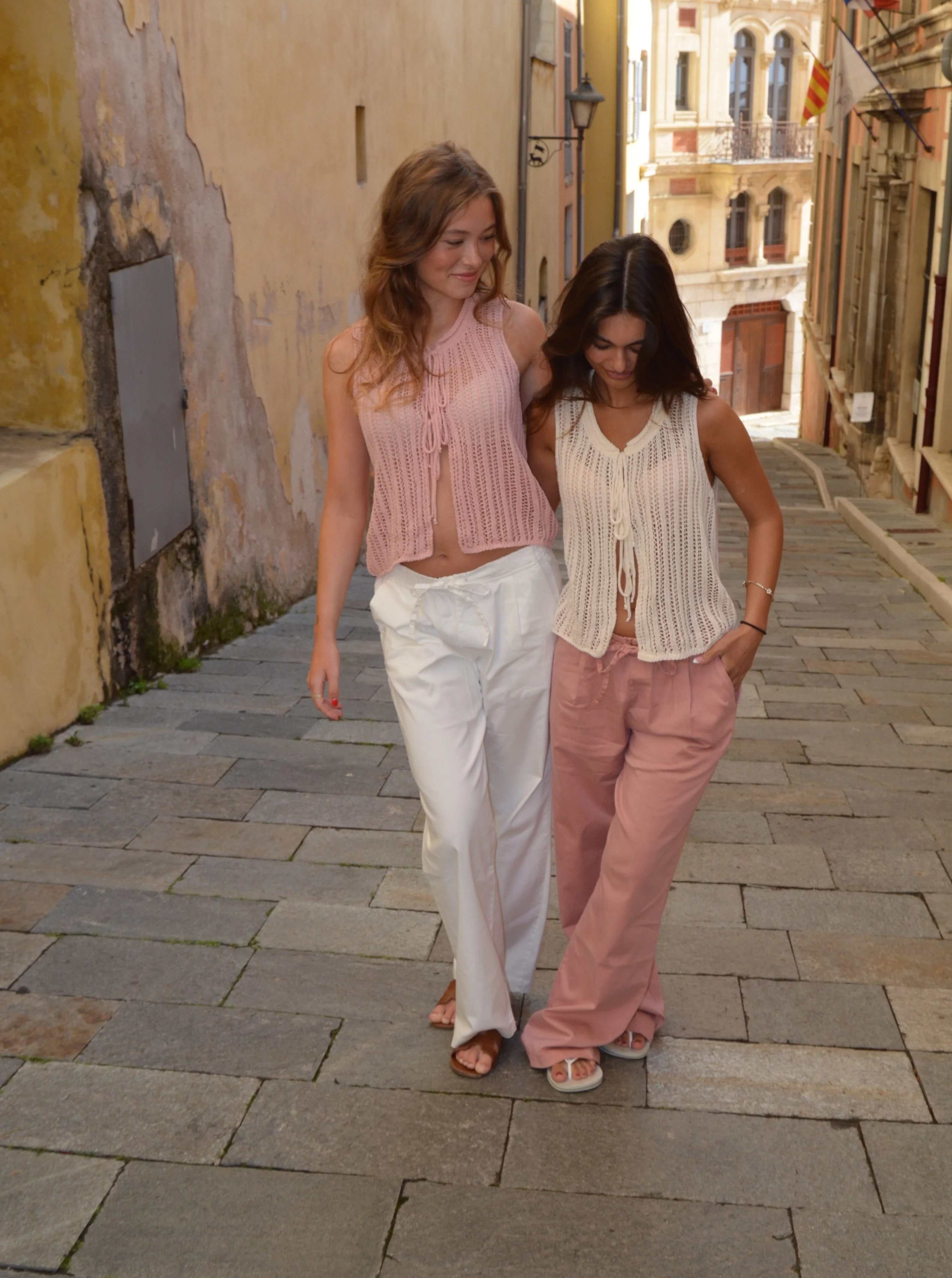 Anouk trousers with ties - White 10 Anouk trousers with ties - White