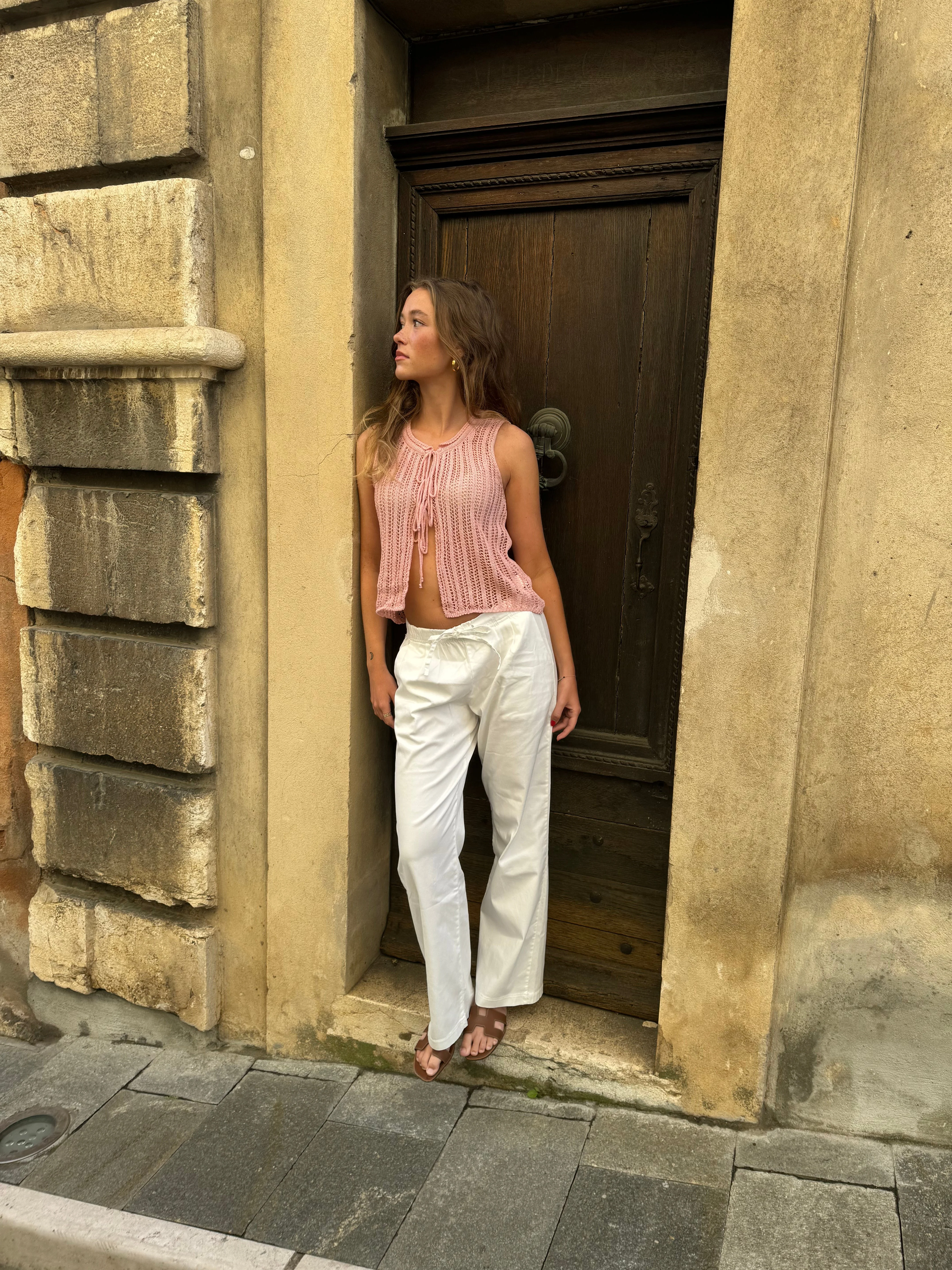 Anouk trousers with ties - White 4 Anouk trousers with ties - White