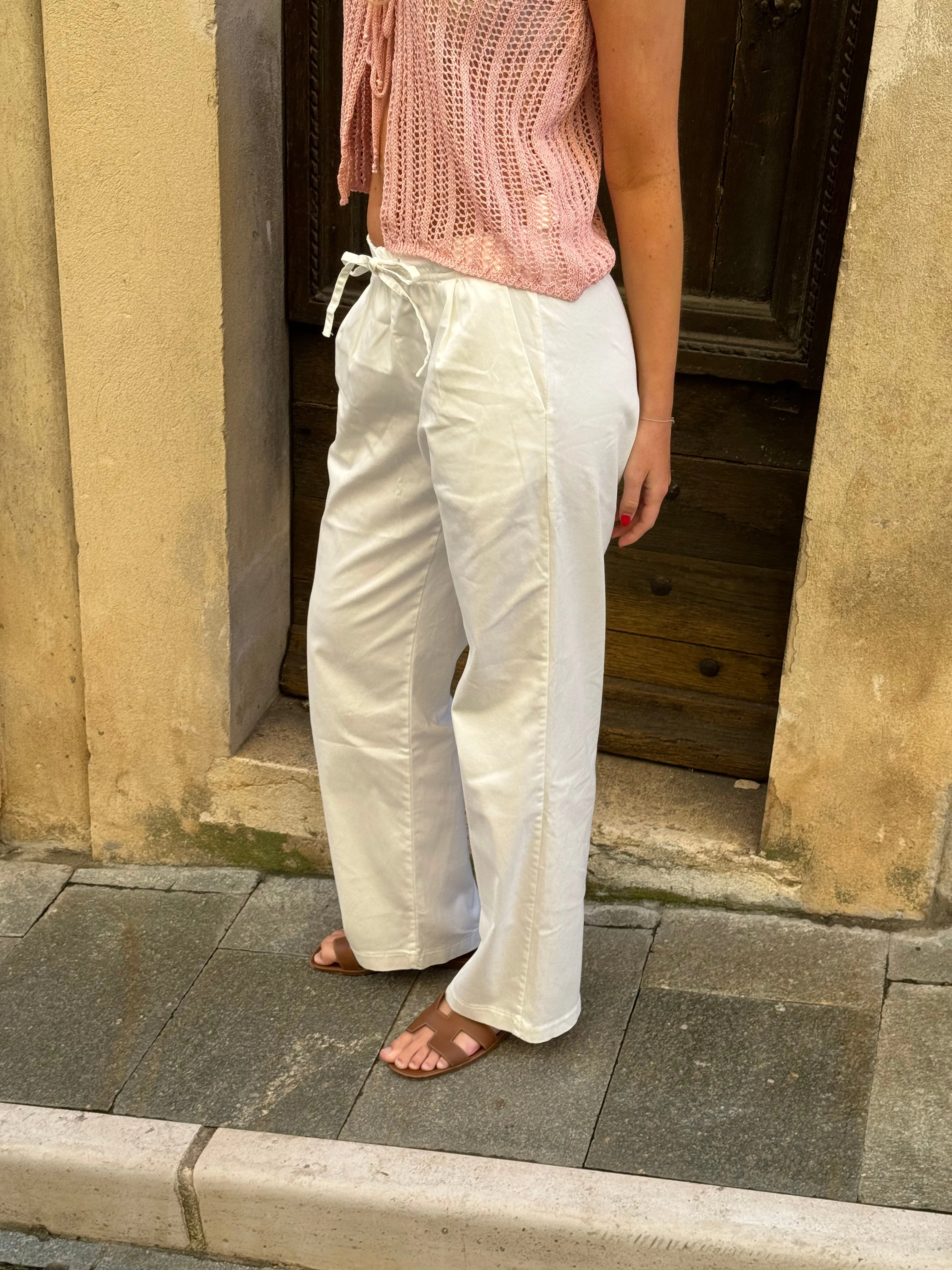 Anouk trousers with ties - White 5 Anouk trousers with ties - White