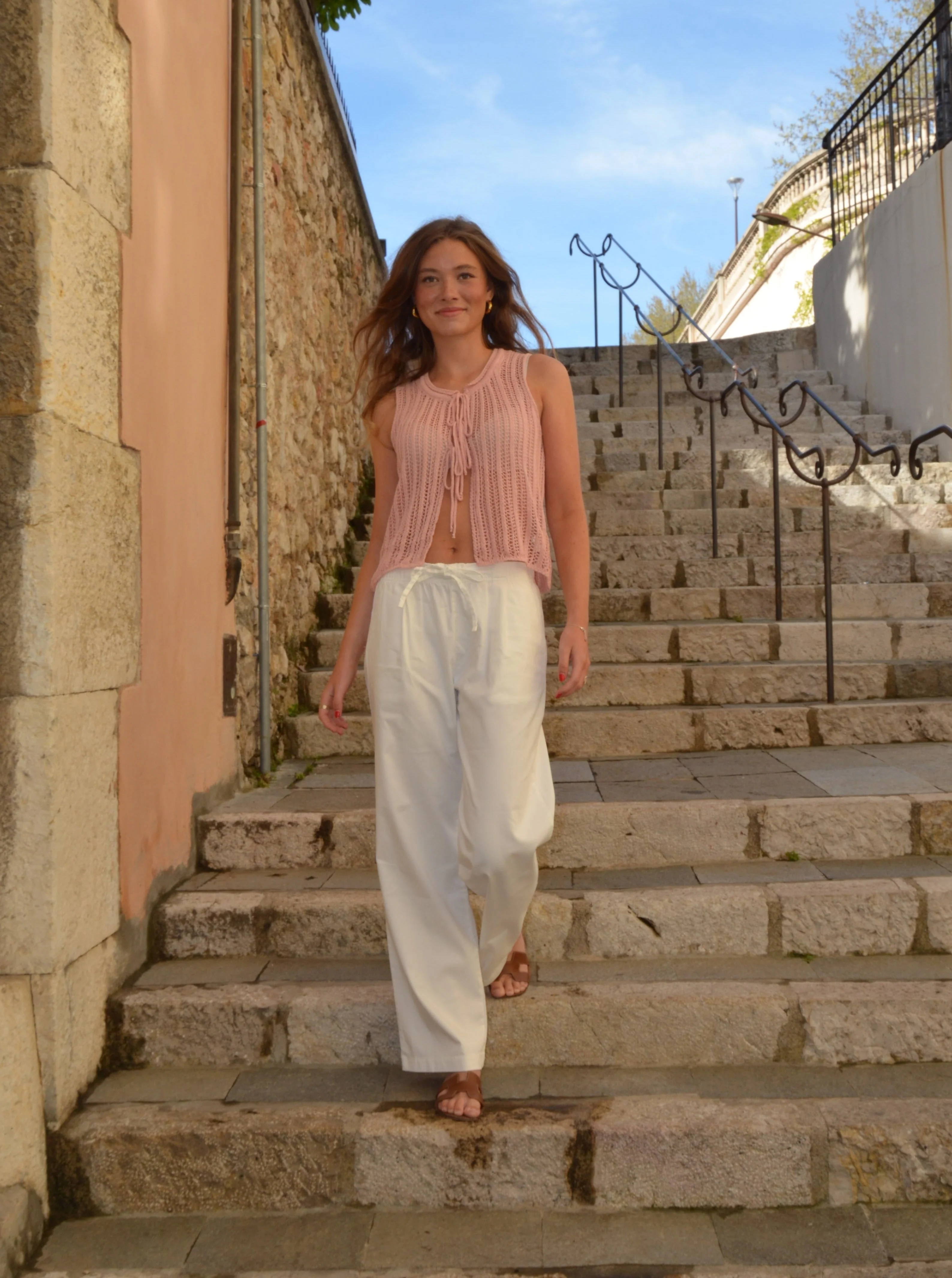 Anouk trousers with ties - White 8 Anouk trousers with ties - White