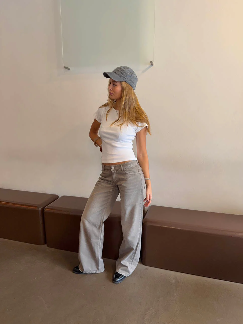 Audrena low waisted jeans - Sage green 12 Audrena low waisted jeans - Sage green