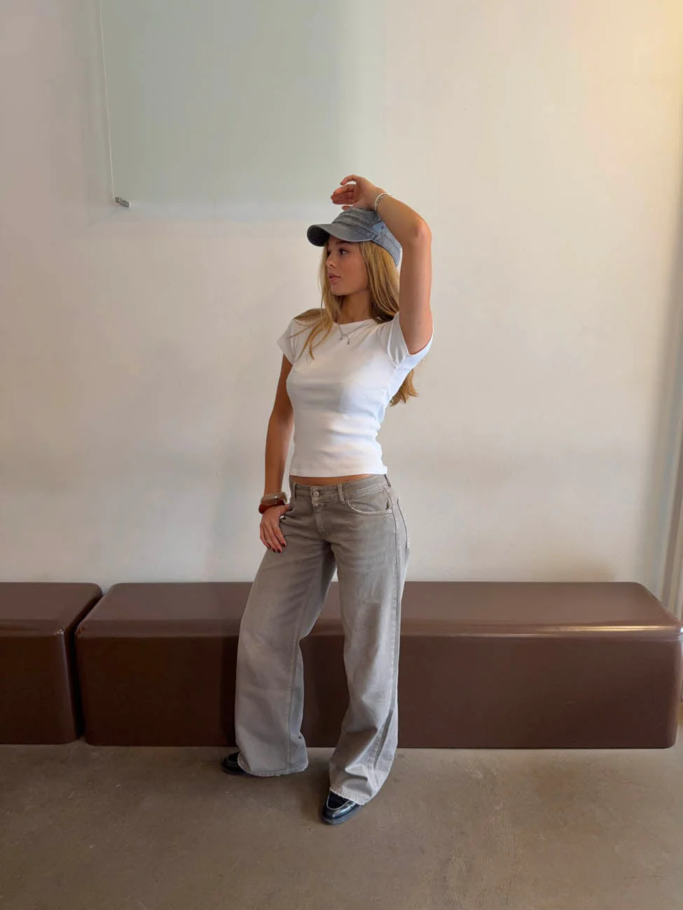 Audrena low waisted jeans - Sage green 5 Audrena low waisted jeans - Sage green