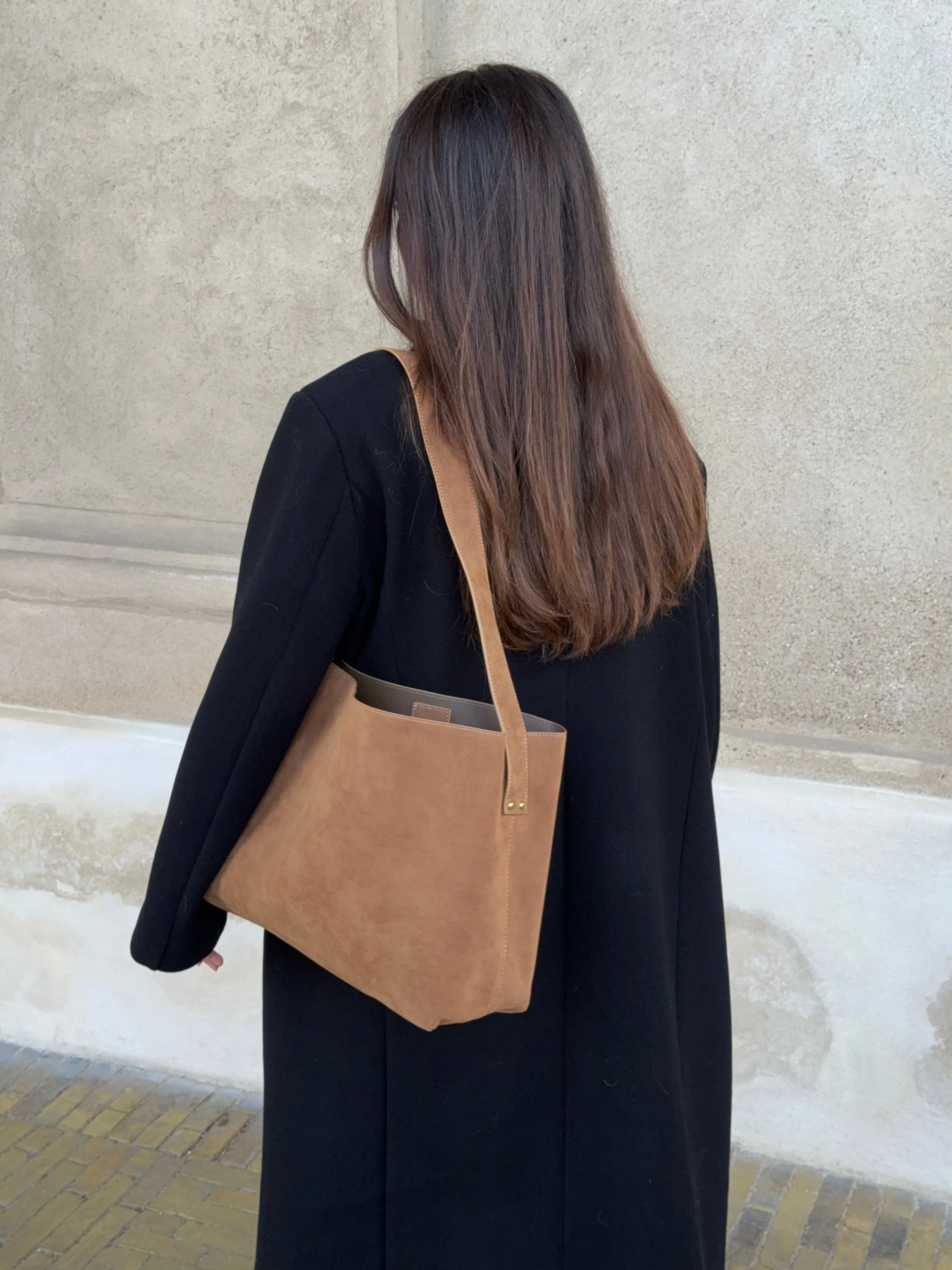 Barcelona shoulder bag - Camel
