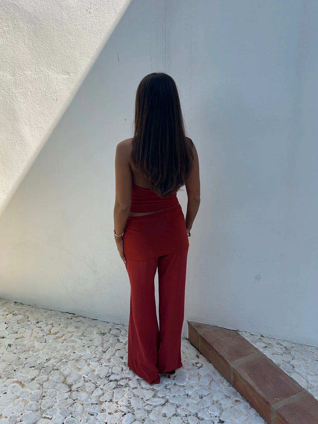 Bila mesh trousers – Red 12 Bila mesh trousers – Red