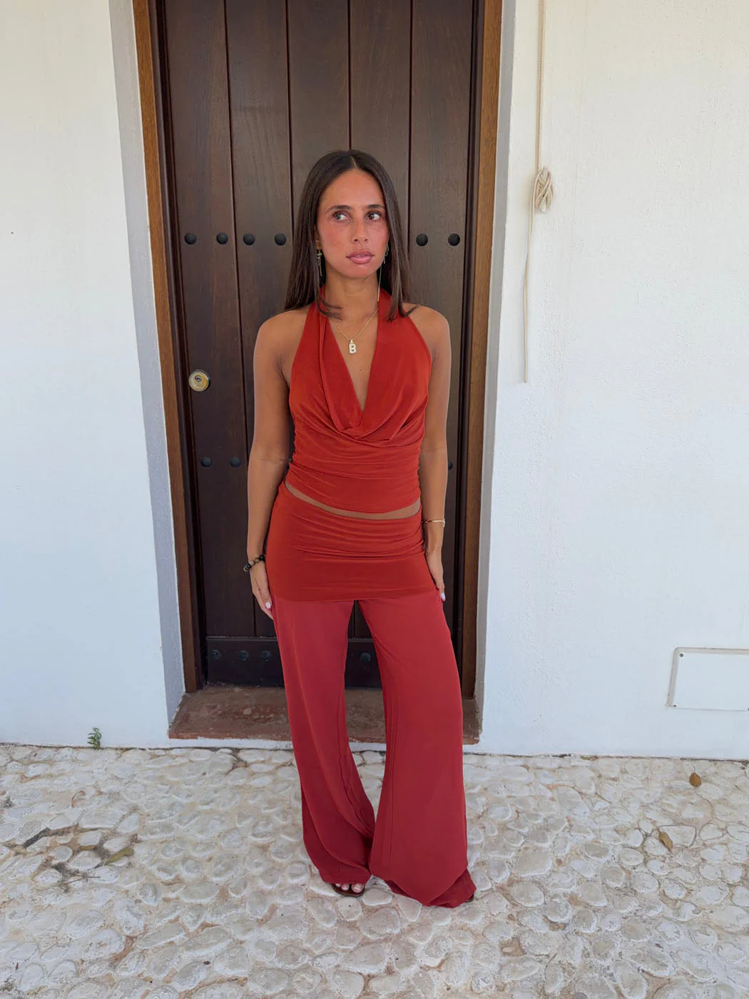 Bila mesh trousers – Red 14 Bila mesh trousers – Red