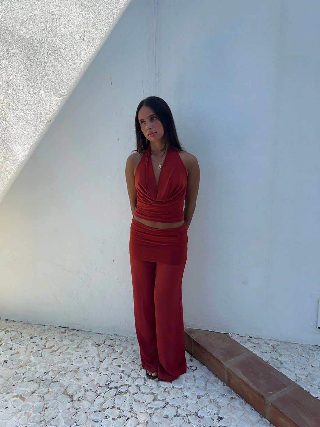 Bila mesh trousers – Red 16 Bila mesh trousers – Red