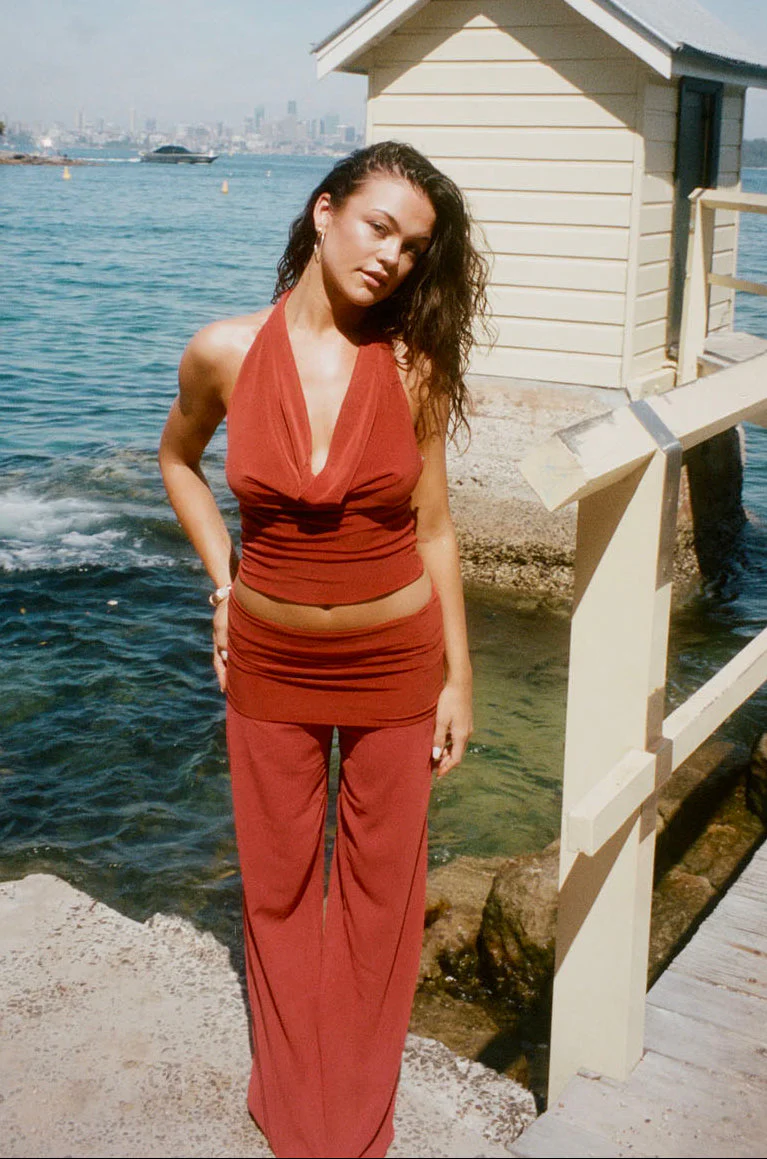 Bila mesh trousers – Red 4 Bila mesh trousers – Red