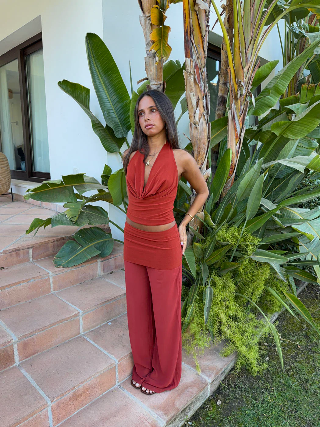 Bila mesh trousers – Red 7 Bila mesh trousers – Red