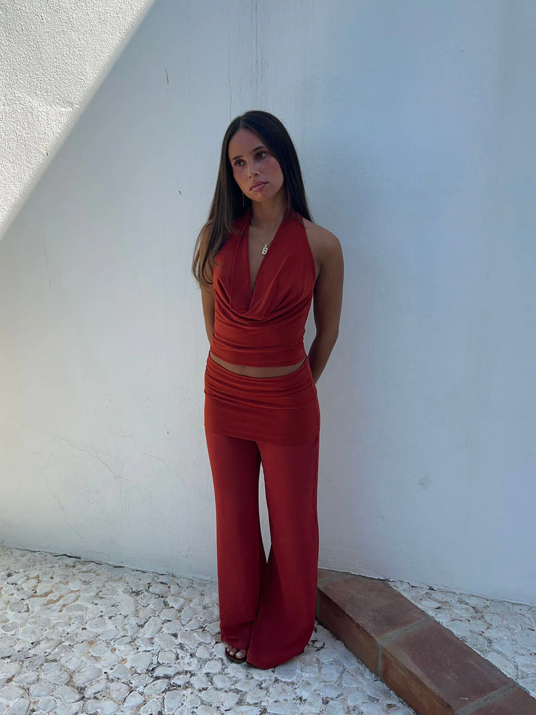 Bila mesh trousers – Red 9 Bila mesh trousers – Red