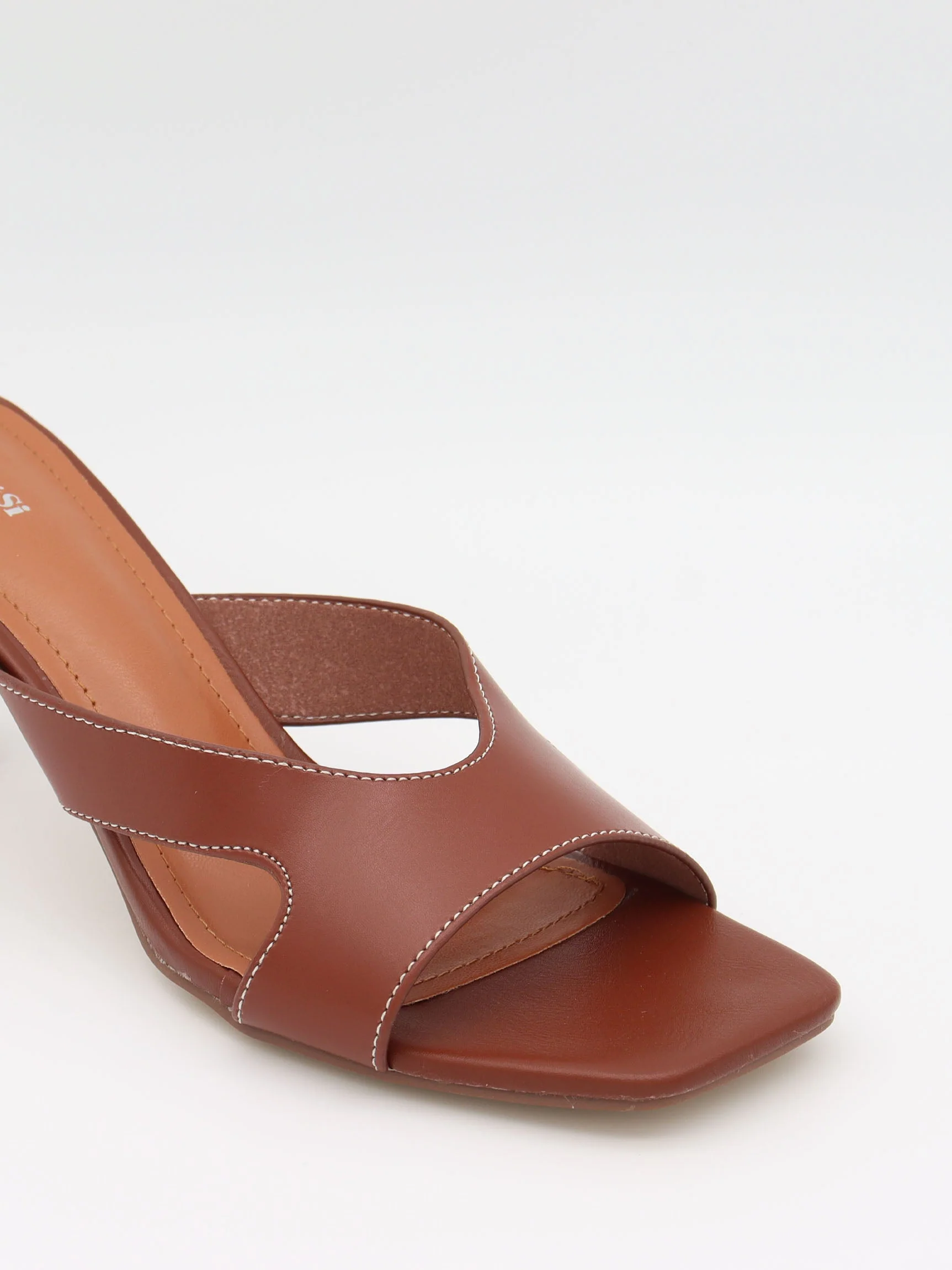 Bridget sandals with heal - Brown 6 Bridget sandals with heal - Brown