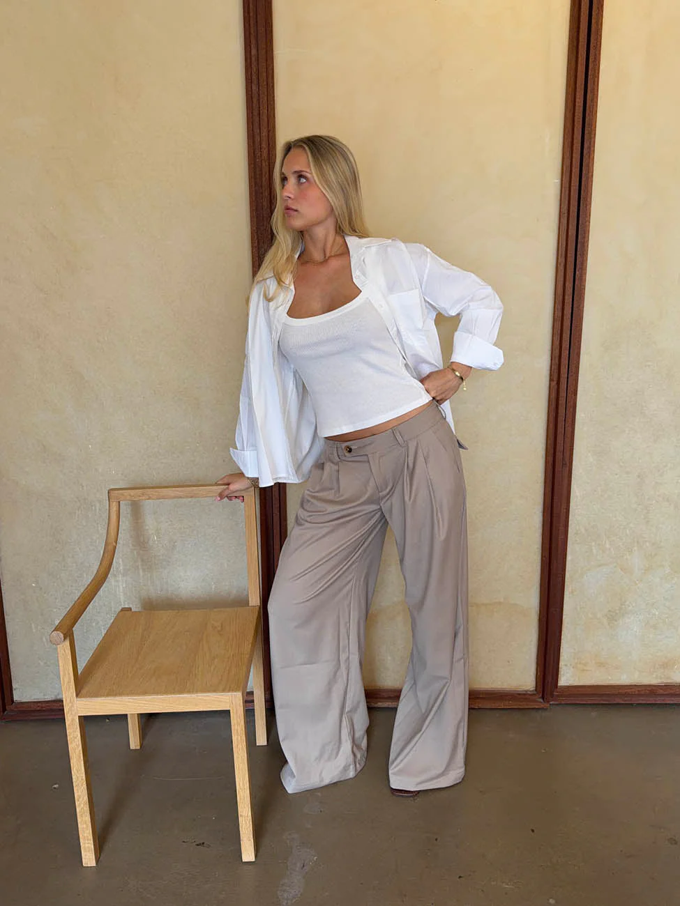 Camilla oversized suit pants - Beige 4 Camilla oversized suit pants - Beige