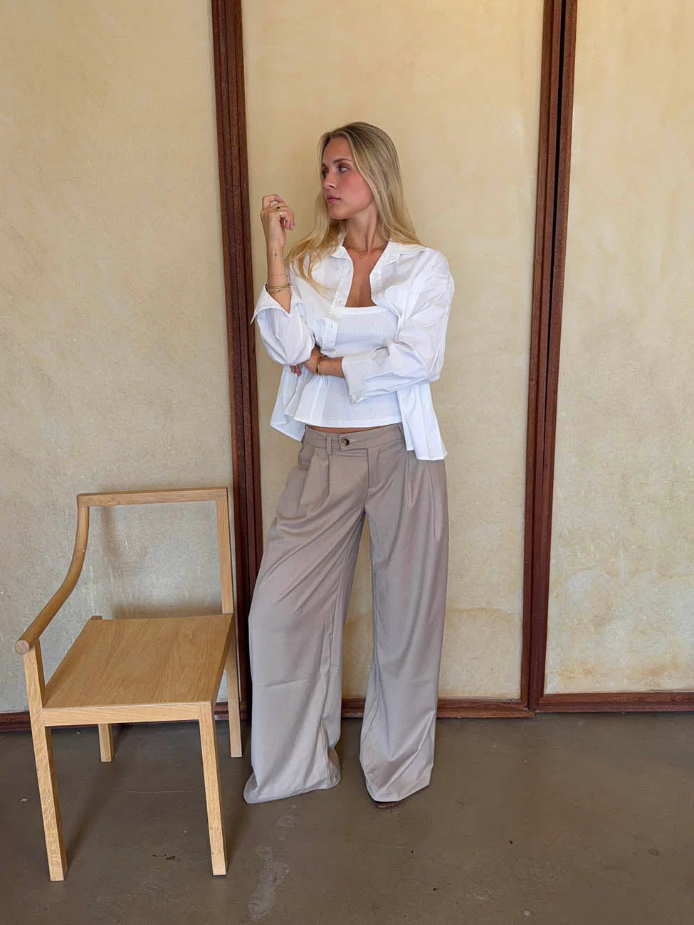 Camilla oversized suit pants - Beige 5 Camilla oversized suit pants - Beige