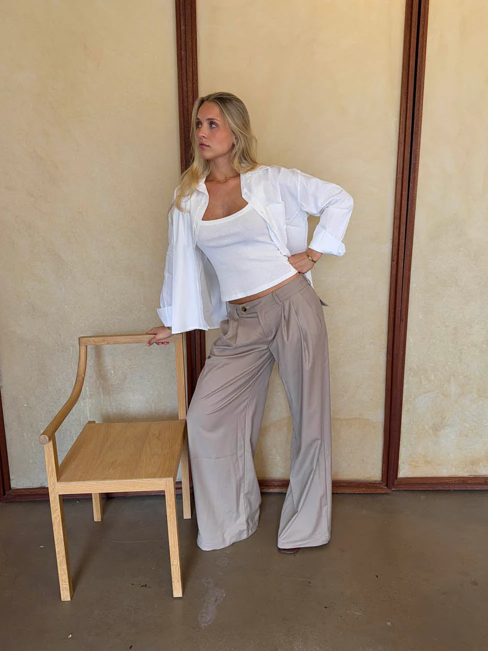 Camilla oversized suit pants - Beige 7 Camilla oversized suit pants - Beige
