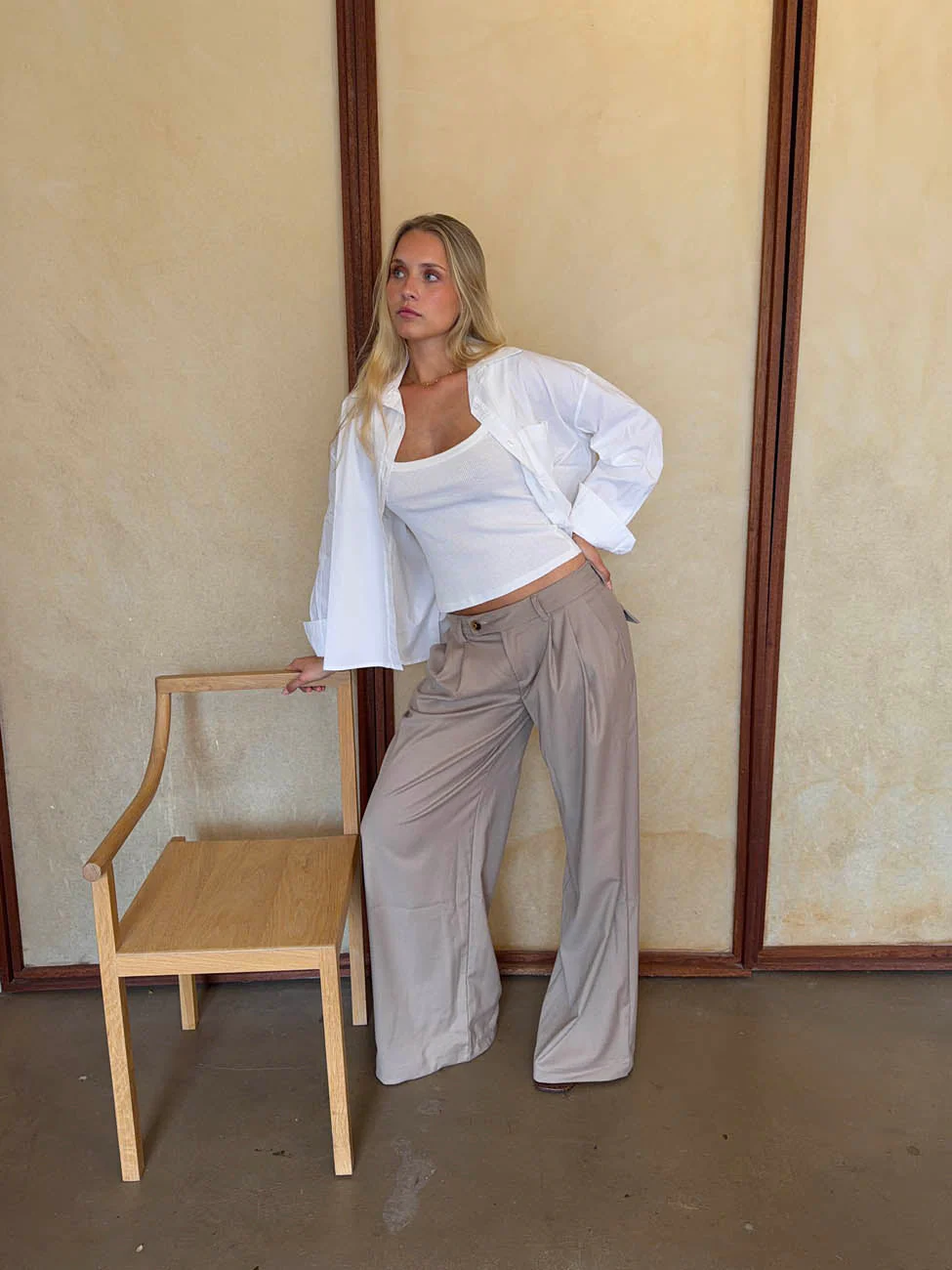 Camilla oversized suit pants - Beige 9 Camilla oversized suit pants - Beige