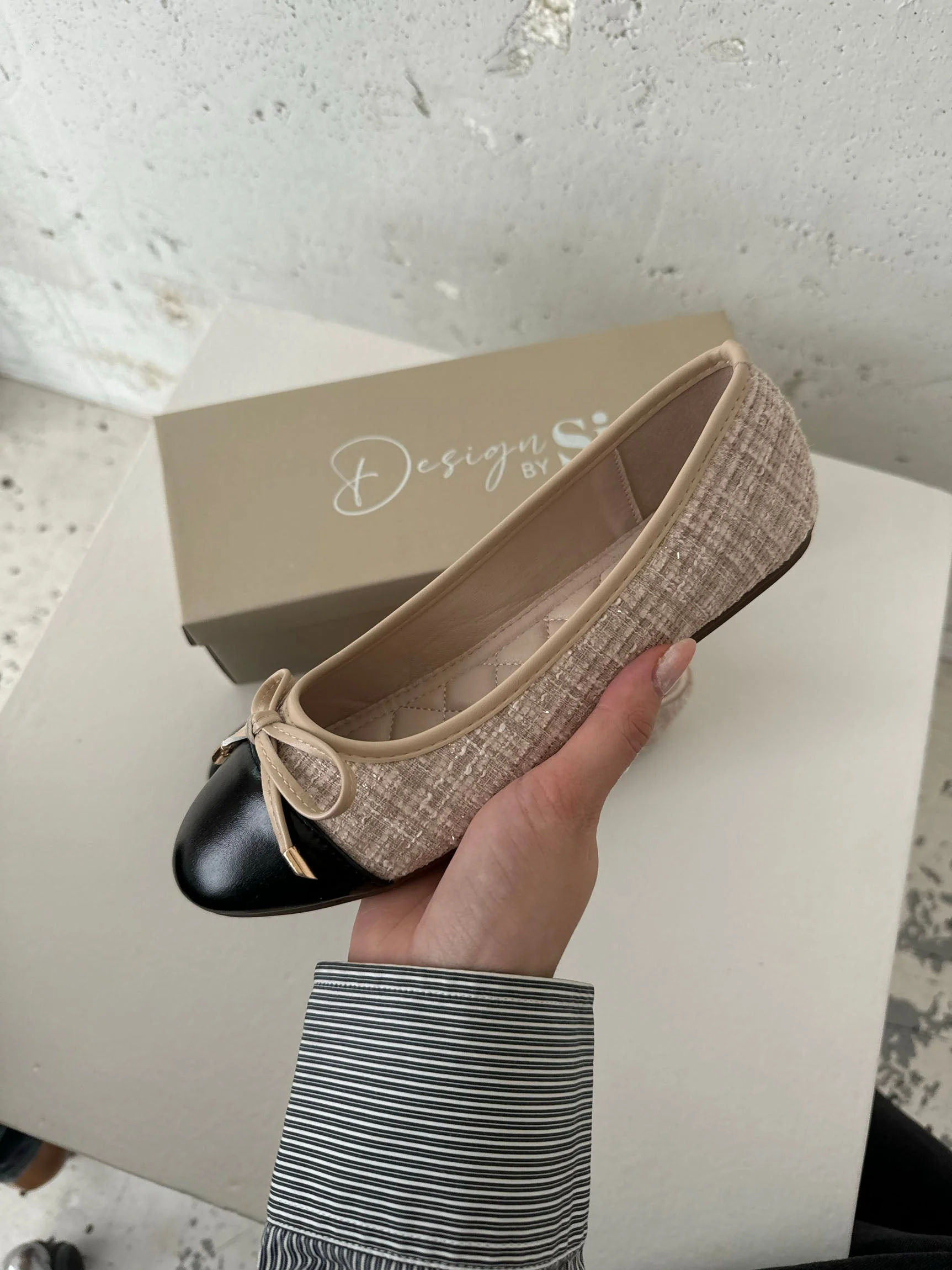 Cetinje ballet flats with bow - Beige 5 Cetinje ballet flats with bow - Beige