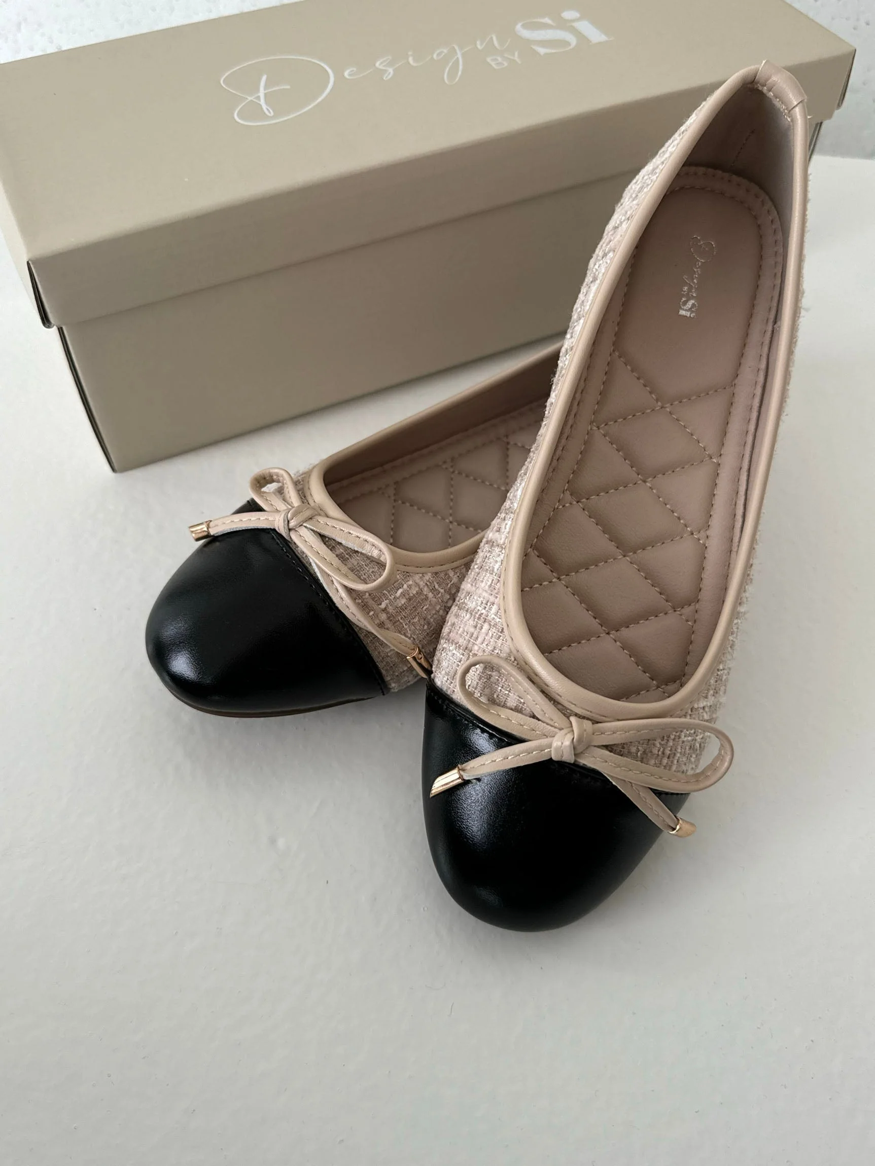 Cetinje ballet flats with bow - Beige 8 Cetinje ballet flats with bow - Beige