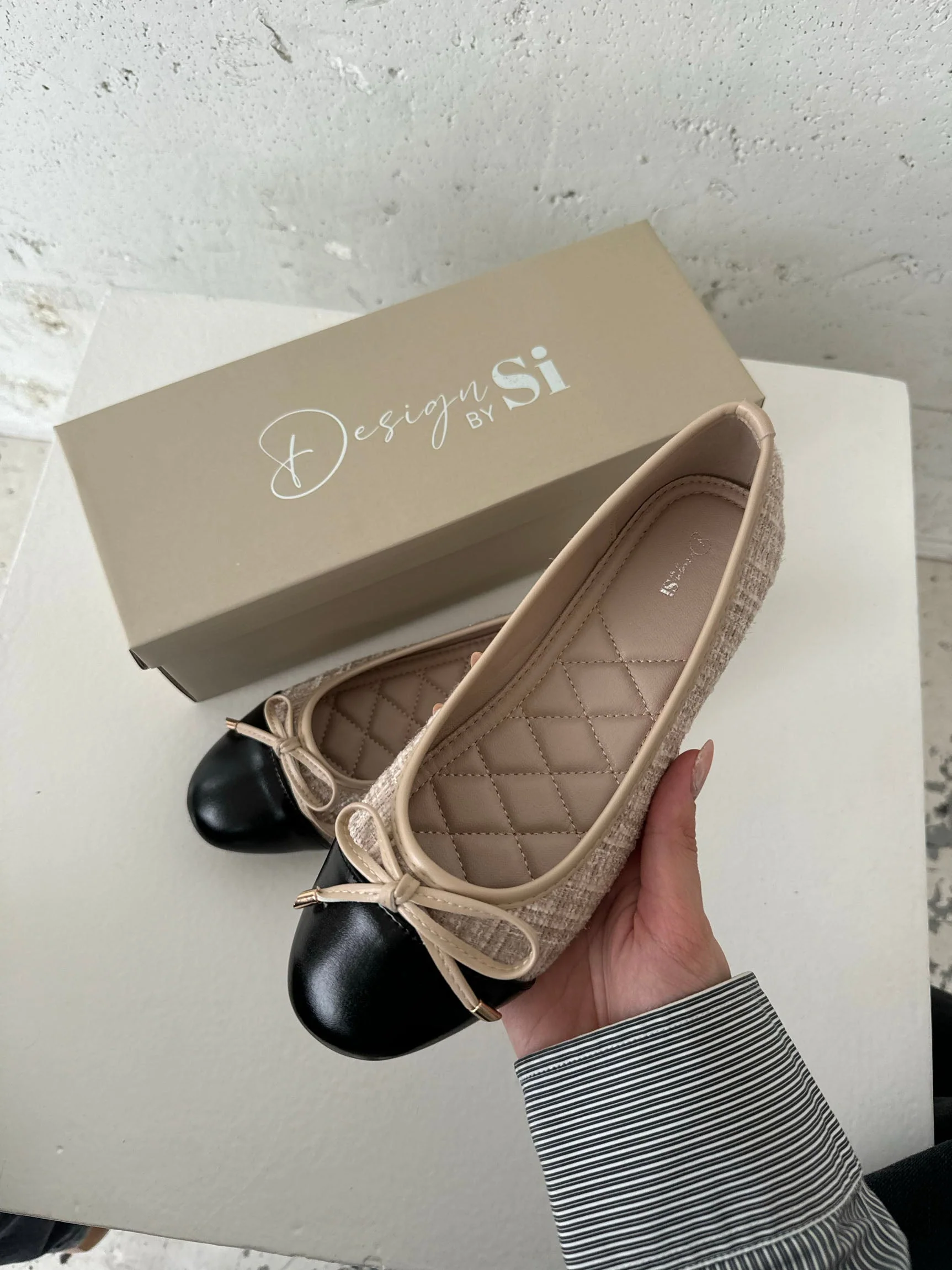 Cetinje ballet flats with bow - Beige 9 Cetinje ballet flats with bow - Beige