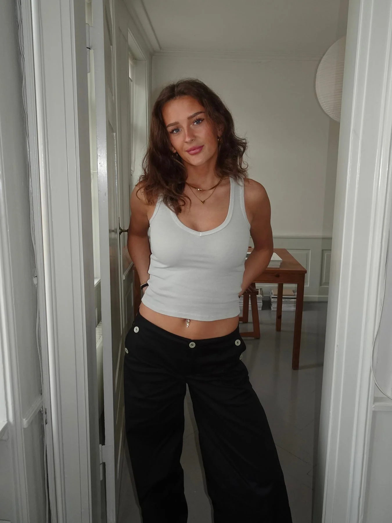 Chiara tank top - Light grey 5 Chiara tank top - Light grey