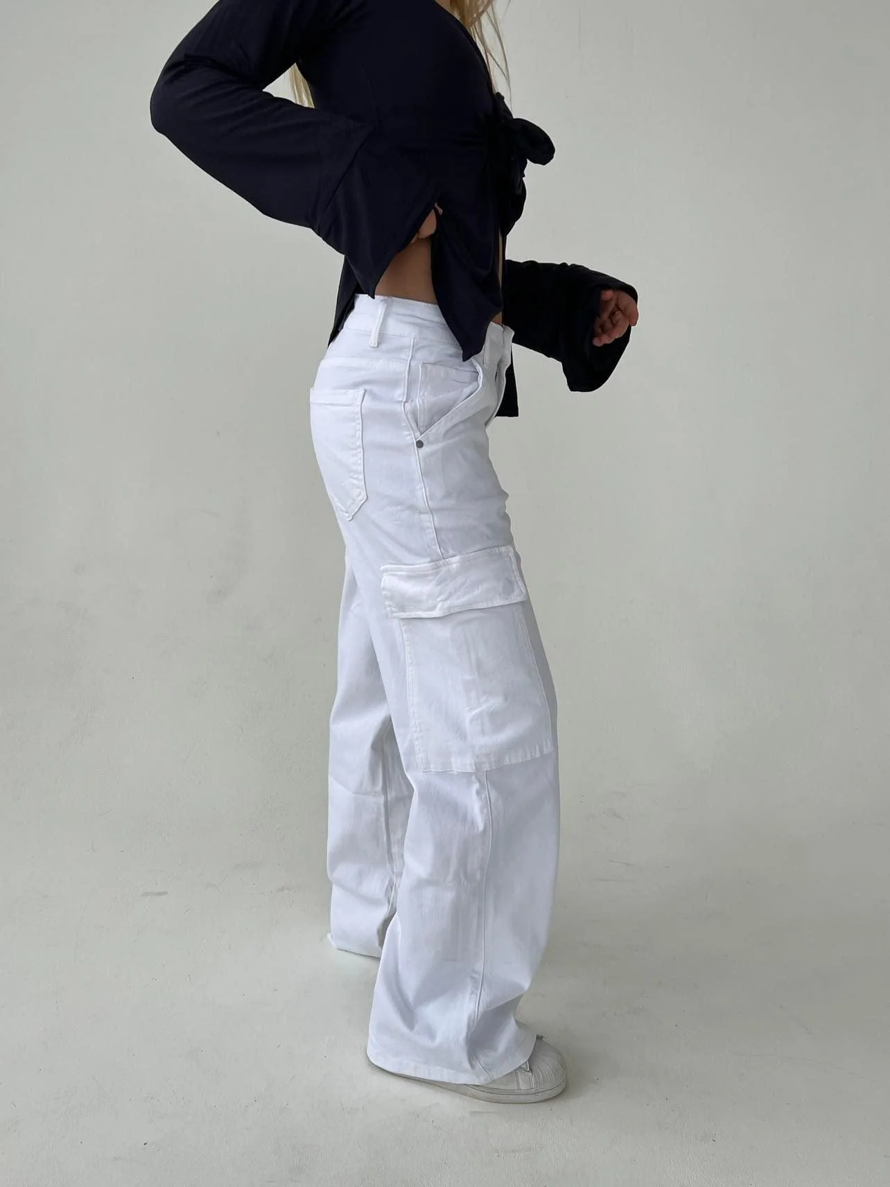 Clara cargo pants - Off white 3 Clara cargo pants - Off white