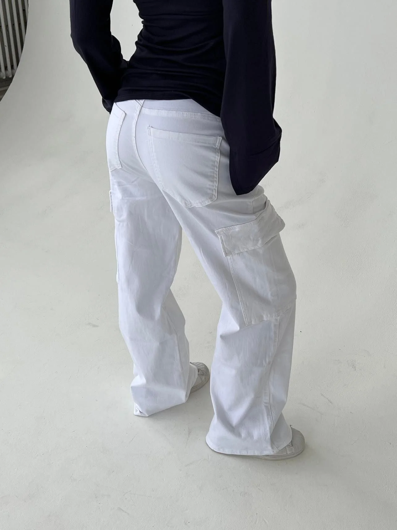 Clara cargo pants - Off white 4 Clara cargo pants - Off white