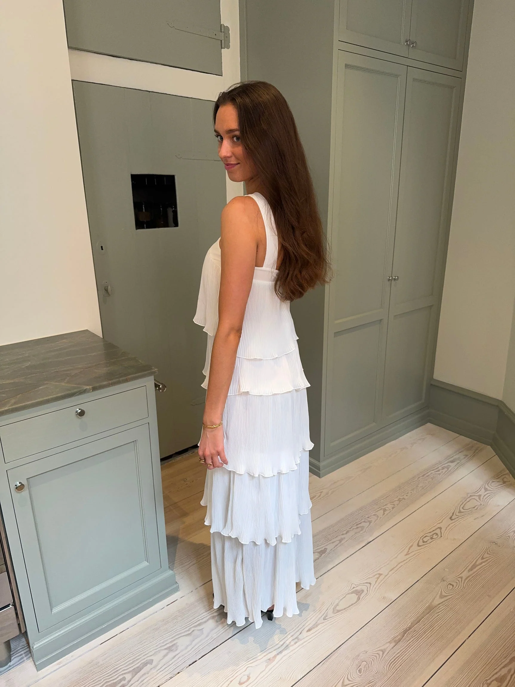 Daicy dress with ruffles - White 15 Daicy dress with ruffles - White