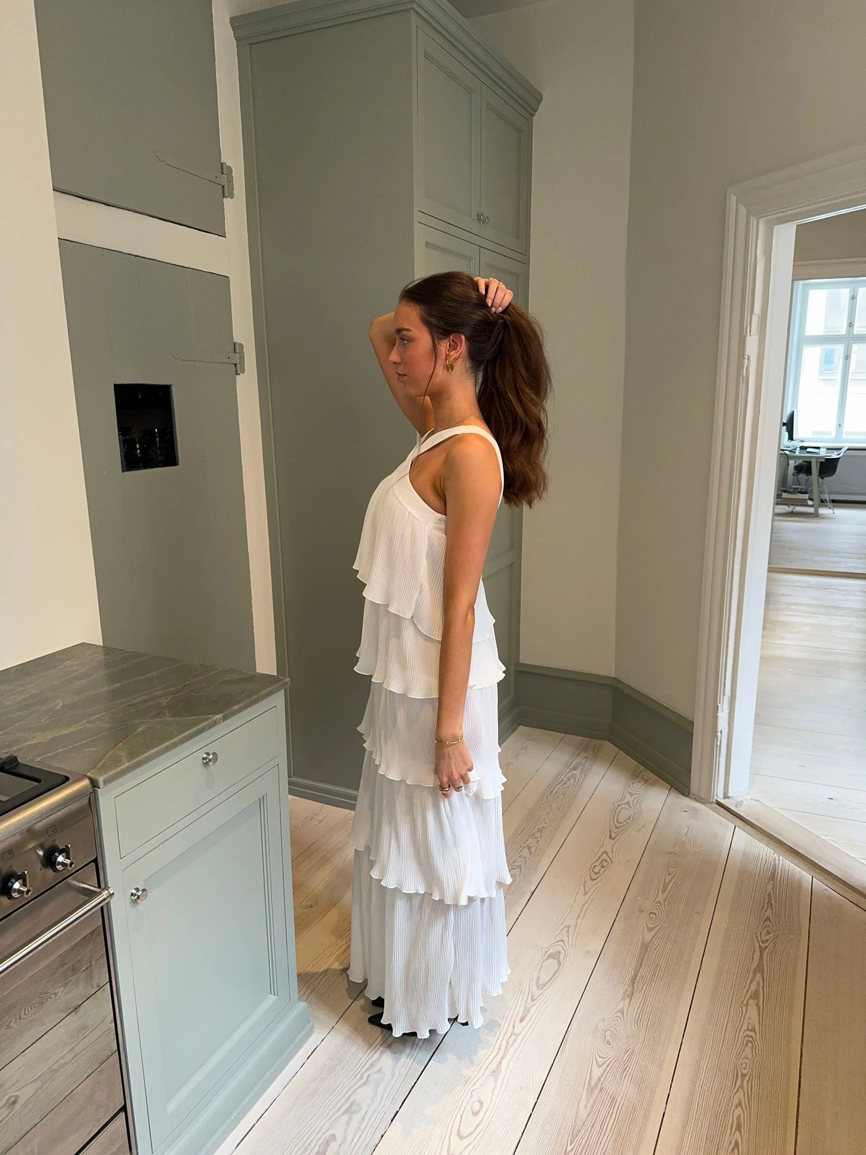 Daicy dress with ruffles - White 6 Daicy dress with ruffles - White