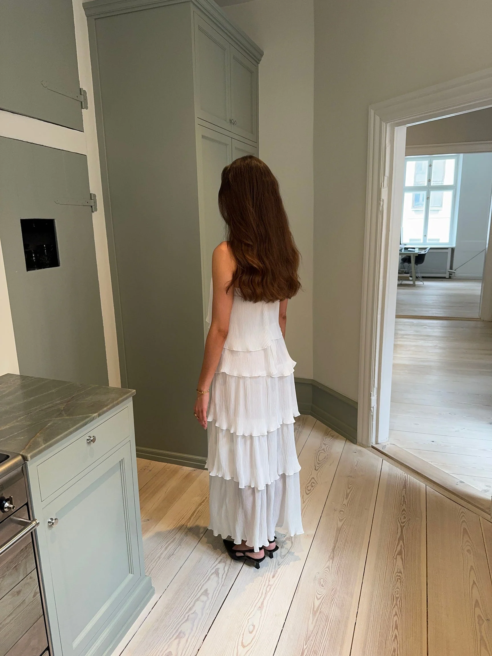 Daicy dress with ruffles - White 7 Daicy dress with ruffles - White