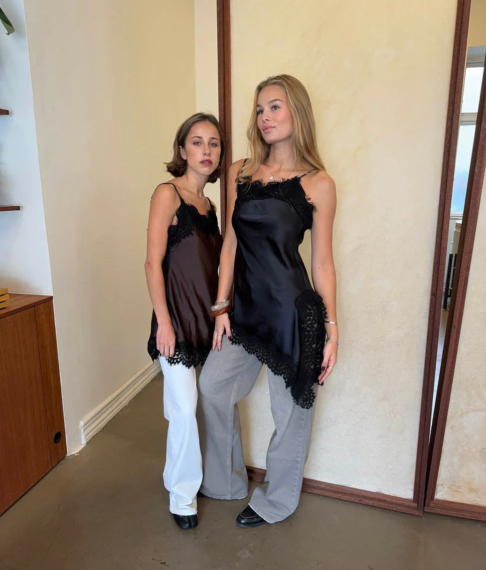Dixie dress with lace - Black 1 Dixie dress with lace - Black