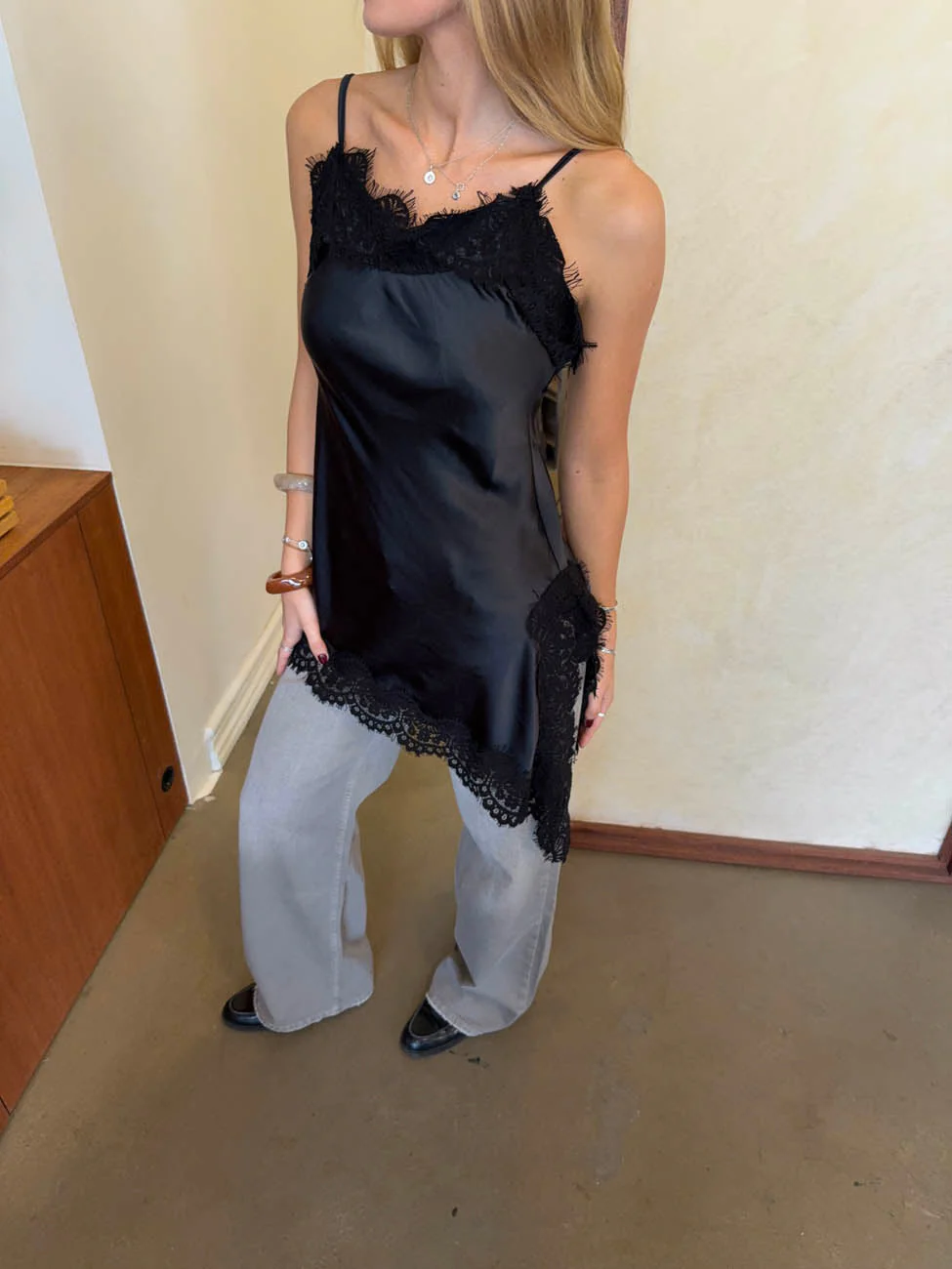 Dixie dress with lace - Black 6 Dixie dress with lace - Black