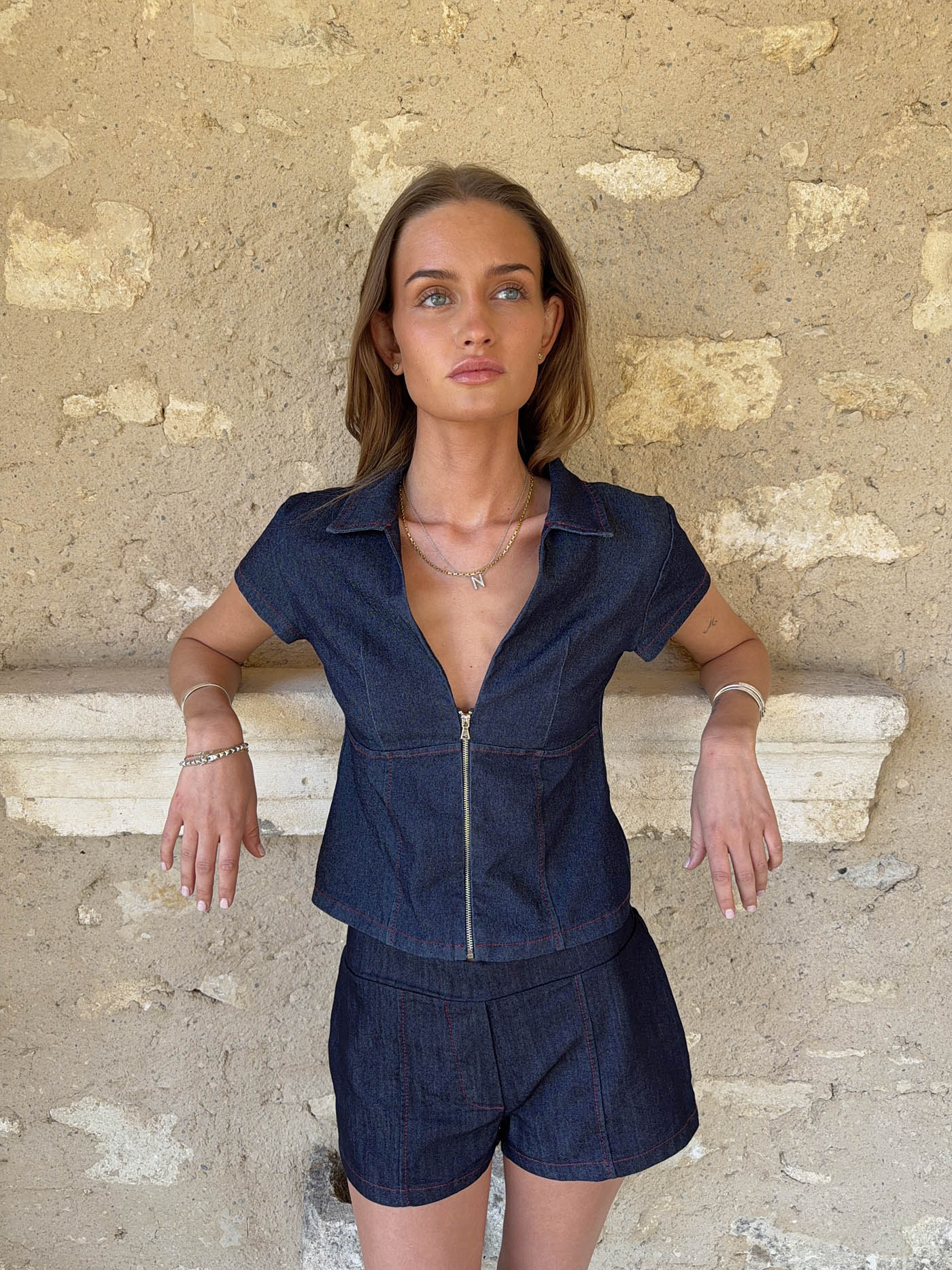 Dorthea denim shirt - Dark blue 9 Dorthea denim shirt - Dark blue
