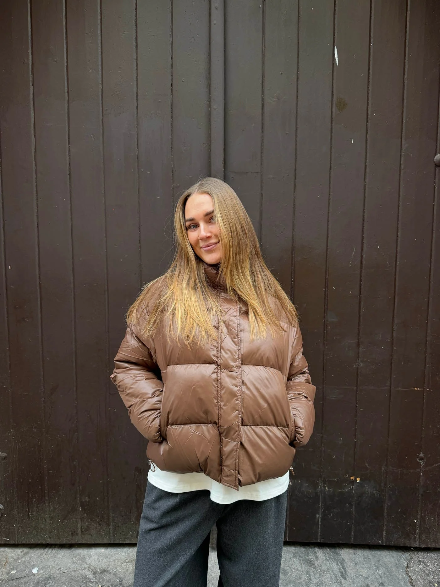 Elin puffer jacket - Brown 6 Elin puffer jacket - Brown
