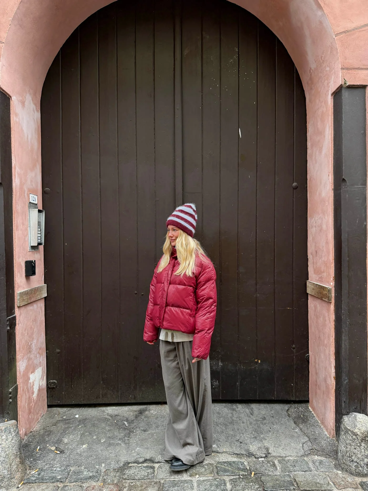 Elin puffer jacket - Red 2 Elin puffer jacket - Red