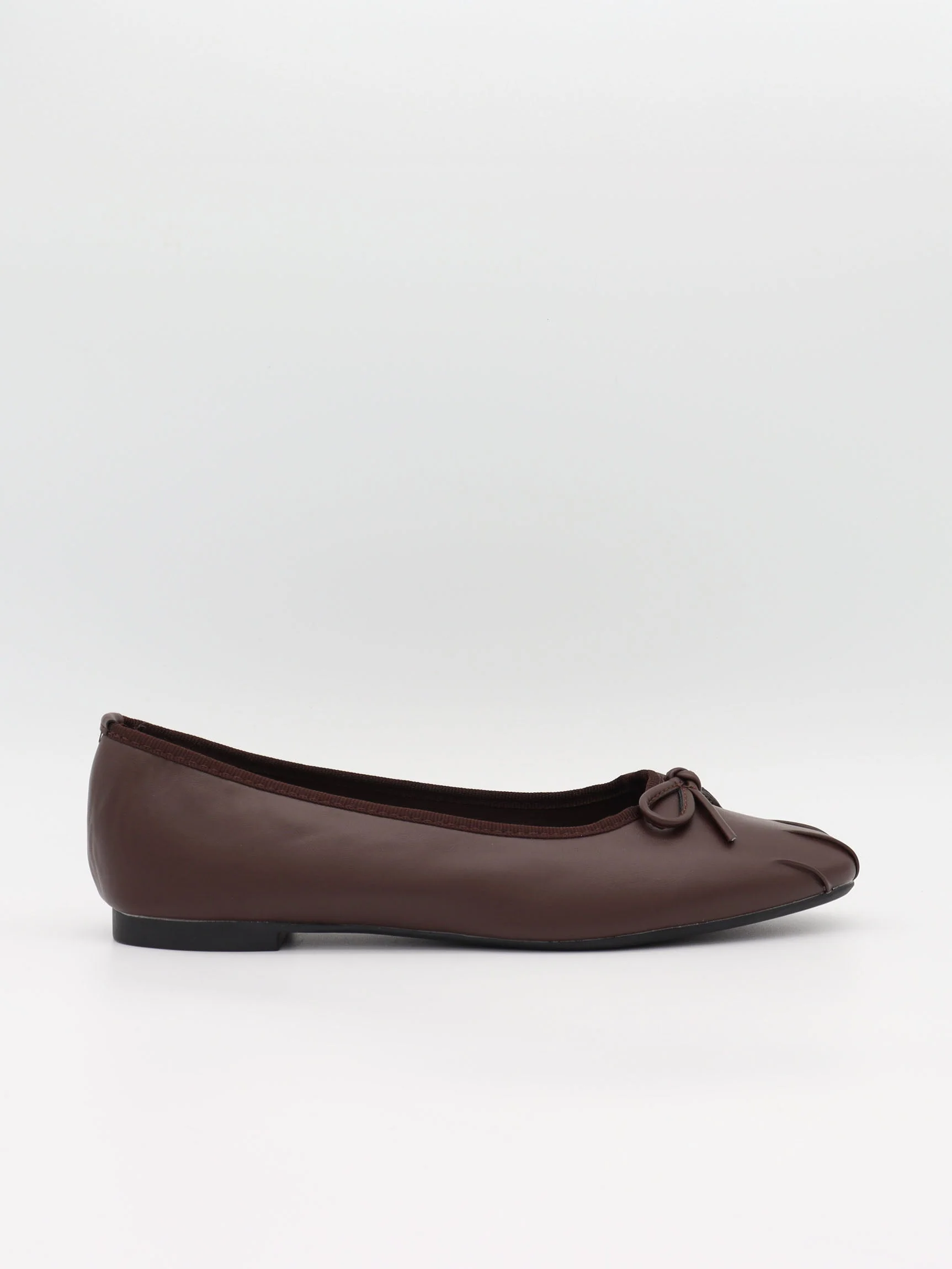 Eline ballerinas with detailing – Dark brown 2 Eline ballerinas with detailing – Dark brown