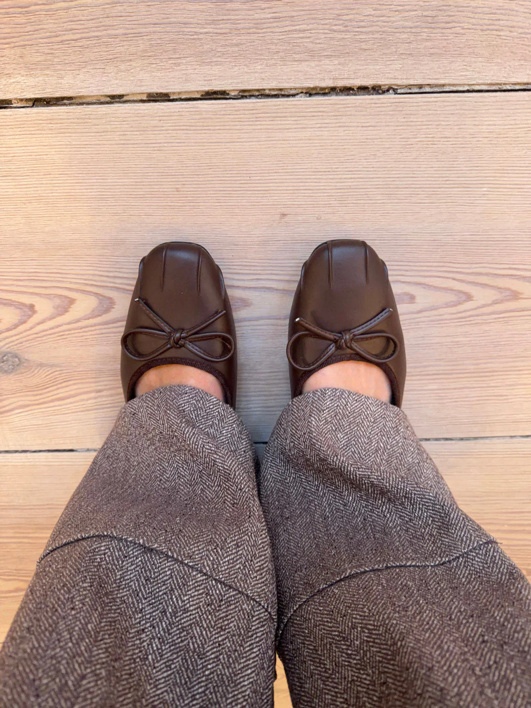Eline ballerinas with detailing – Dark brown 8 Eline ballerinas with detailing – Dark brown