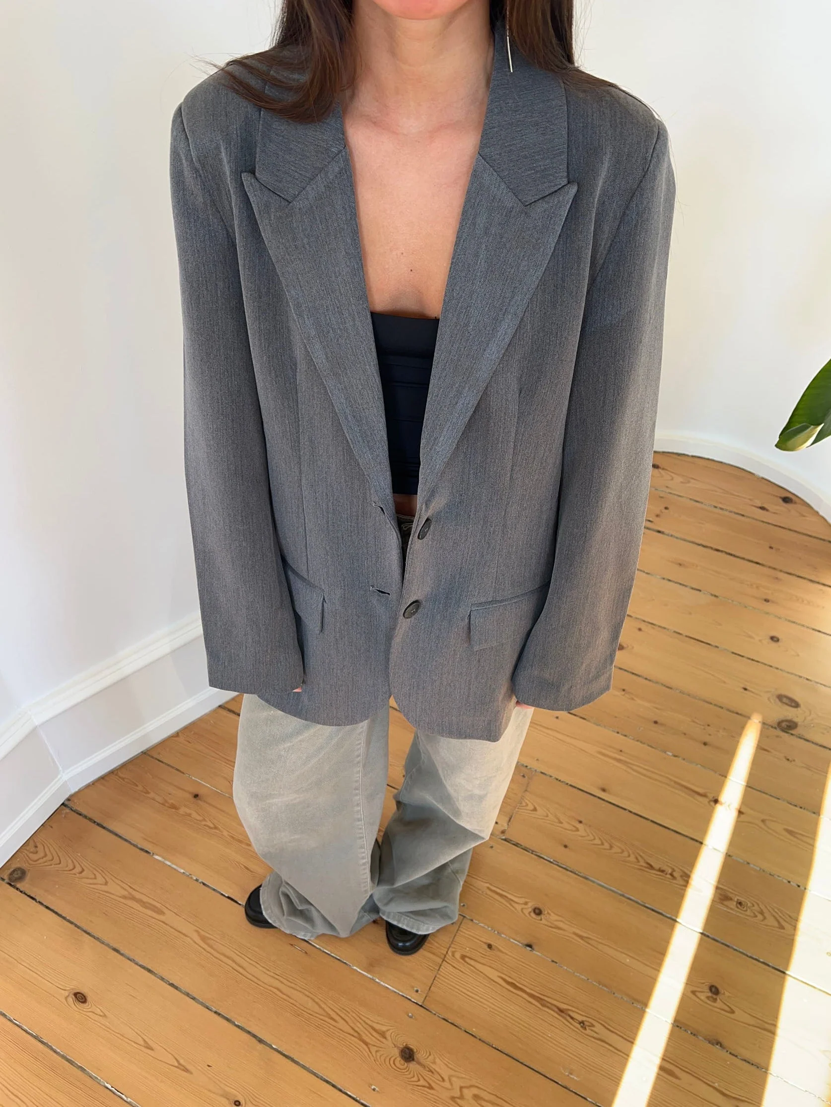 Epsilia oversized blazer - Grey 3 Epsilia oversized blazer - Grey